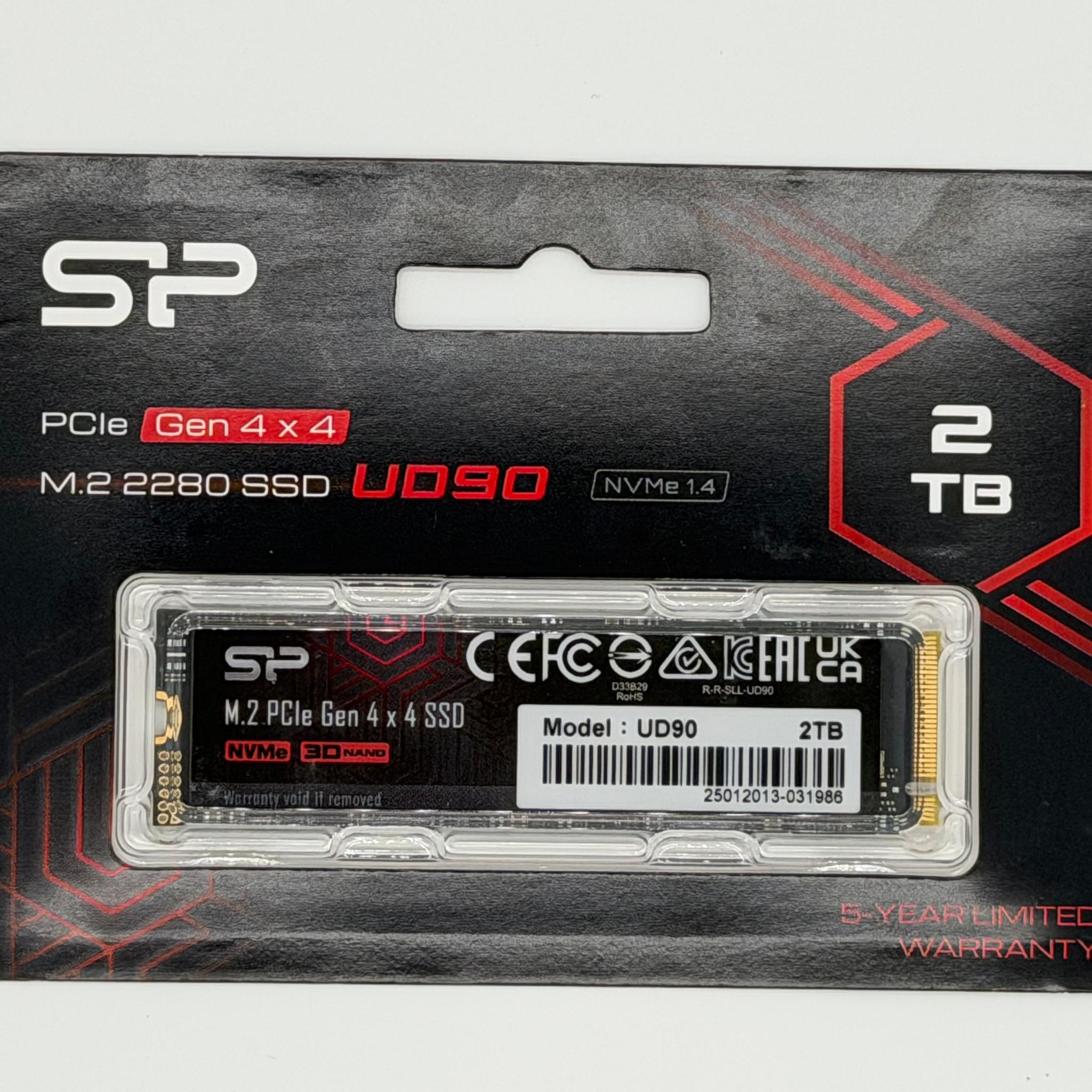 Silicon Power 2TB UD90 NVMe PCIe Gen4 M.2 SSD (Model SP02KGBP44UD9005)