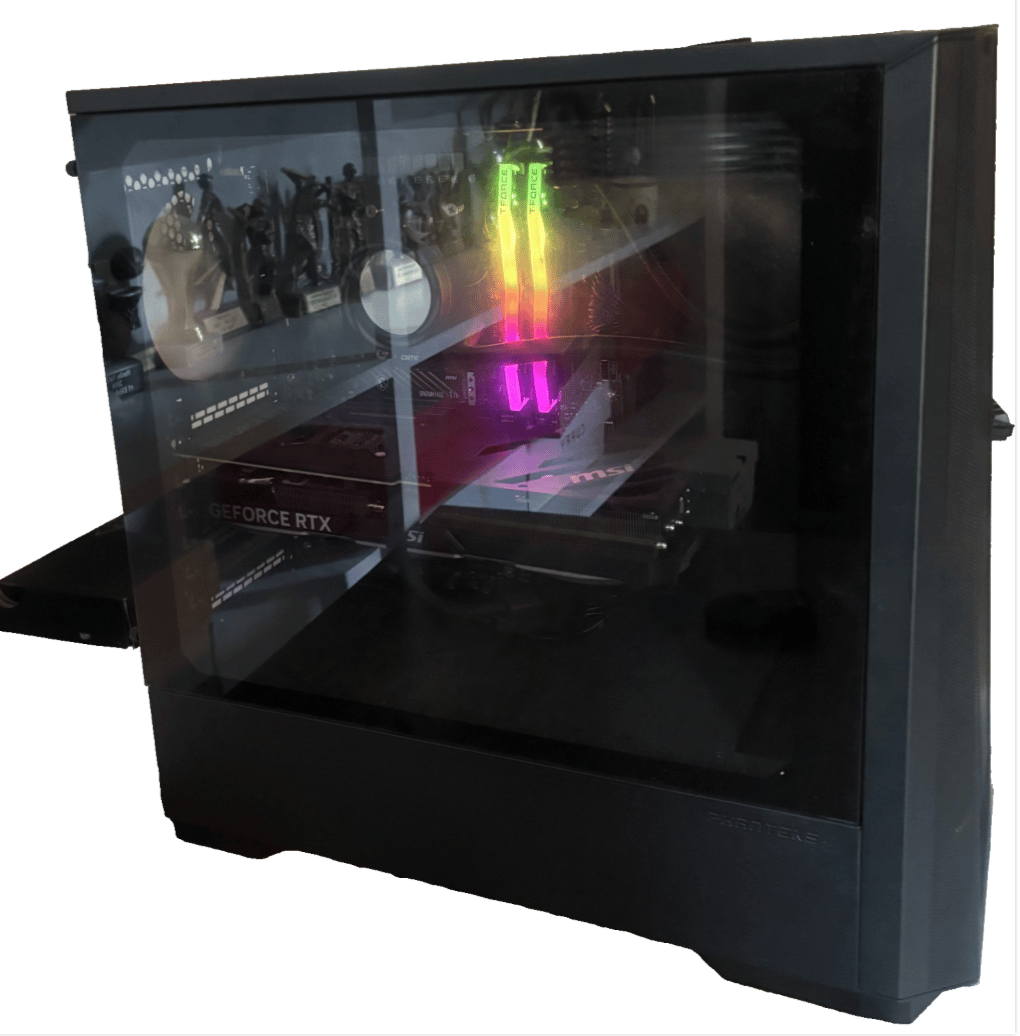 Custom Gaming PC Build GeForce RTX 4070 Ti 3x, Ryzen 7 7800X3D, 32G DDR5, 1TB