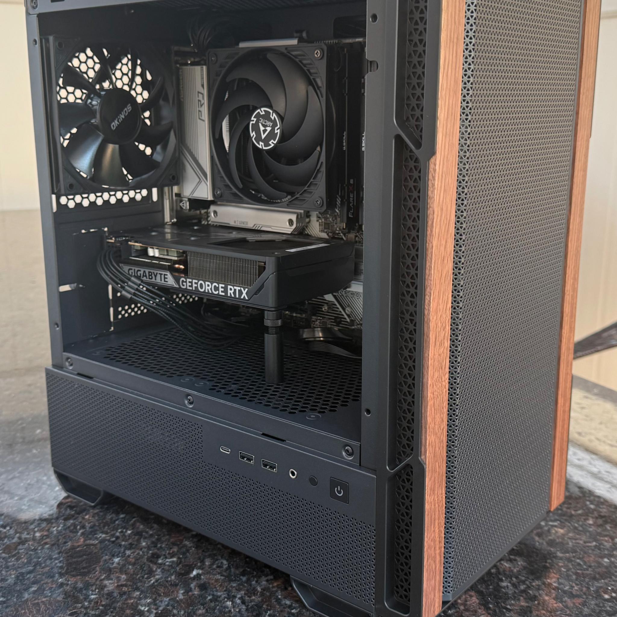 Ryzen 5 7600 1 TB SSD 32GB DDR5 RTX 5060 8 GB. ALL NEW parts!