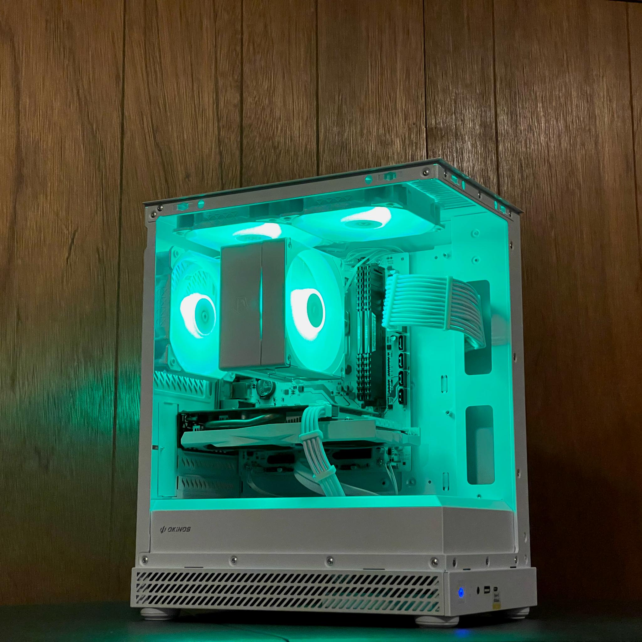 White Gaming PC - GTX 1660, Ryzen 5, 16 GB RAM