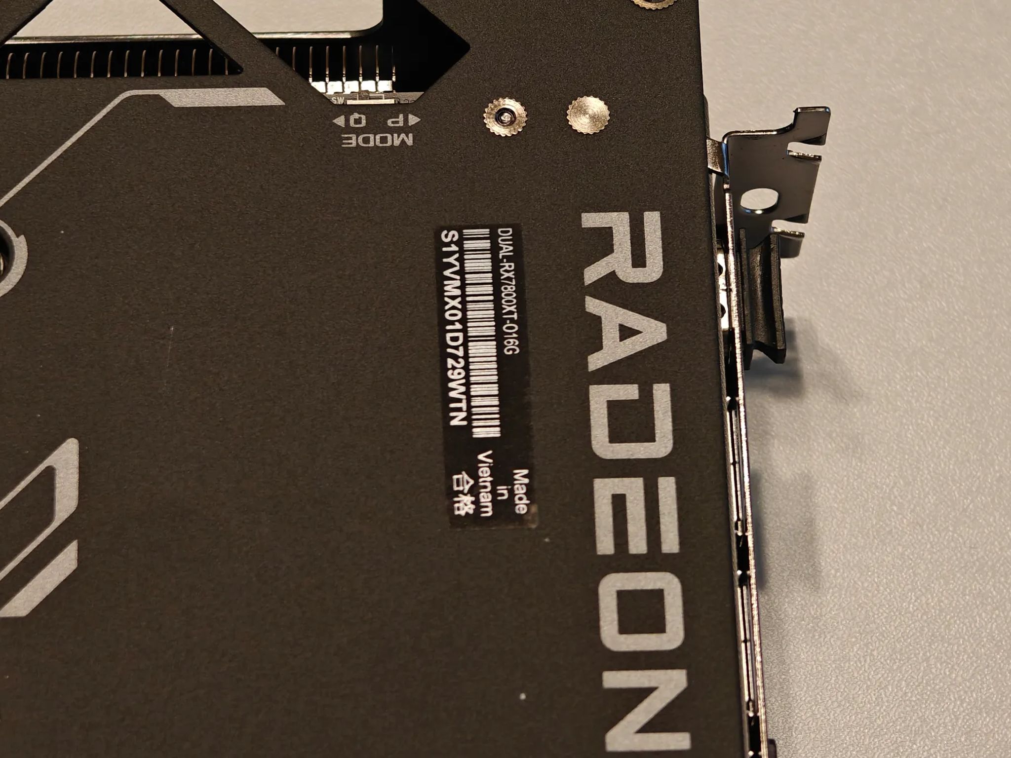 ASUS Dual Radeon RX 7800 XT OC Edition 16GB GDDR6