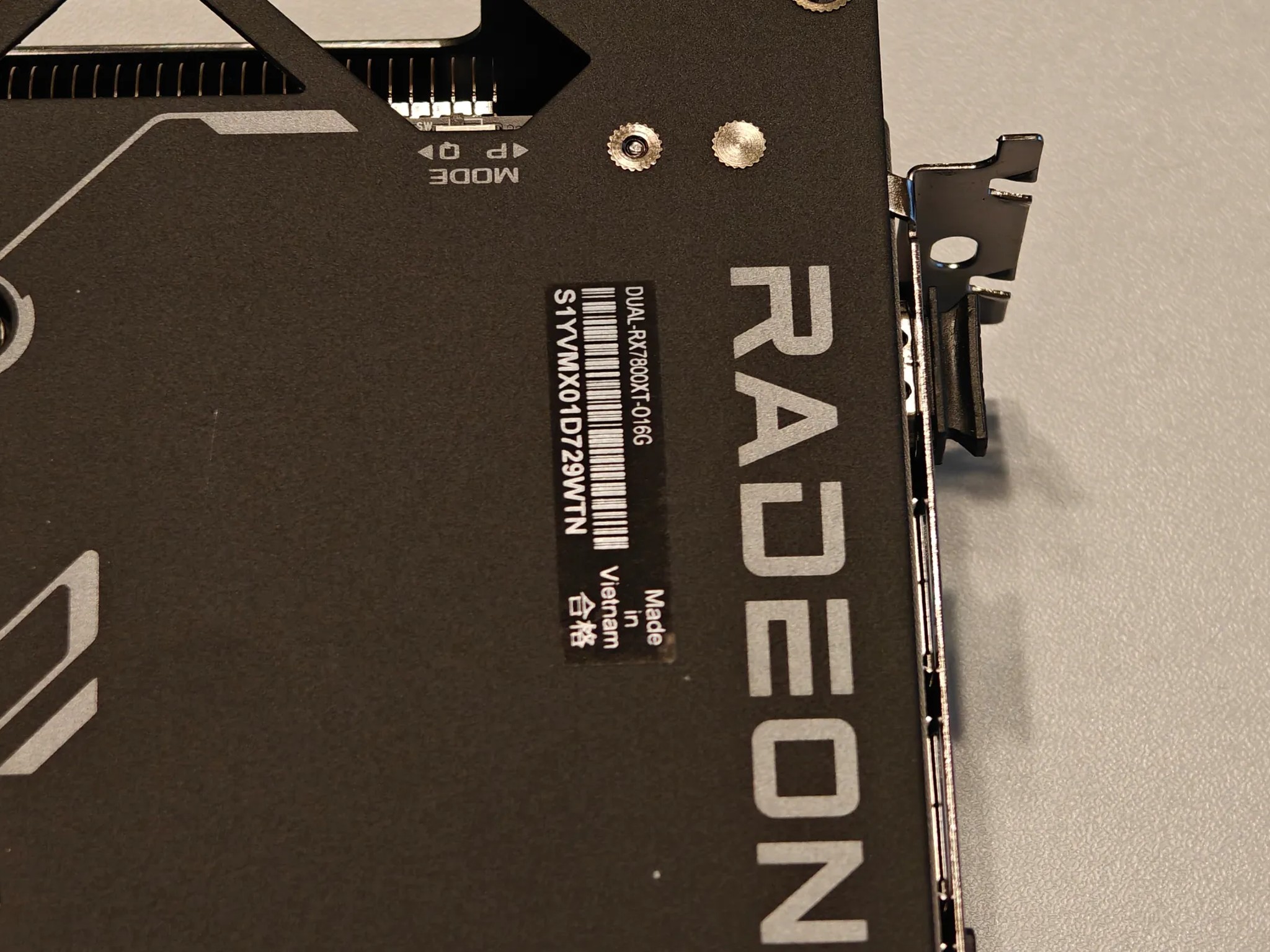 ASUS Dual Radeon RX 7800 XT OC Edition 16GB GDDR6