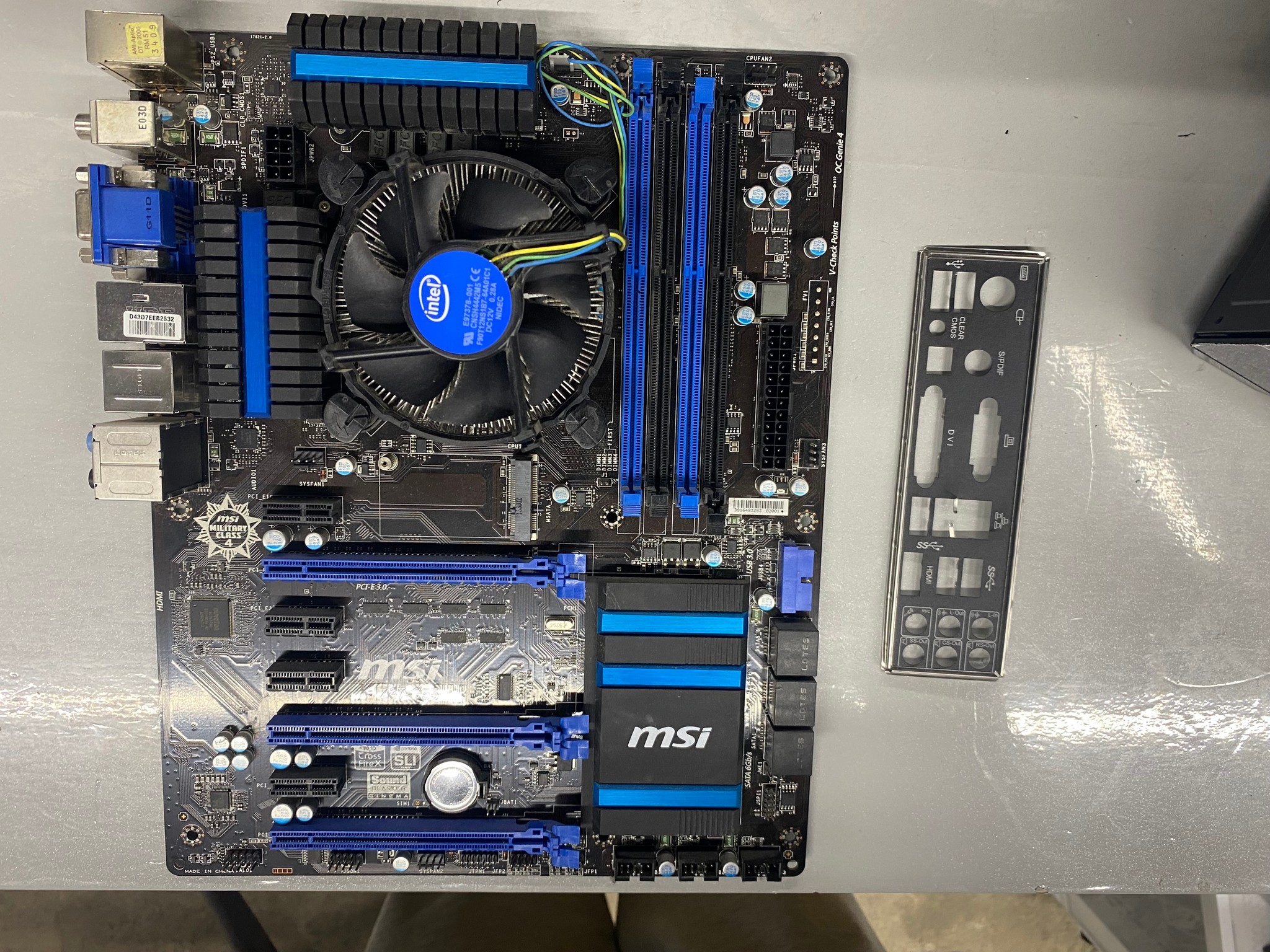 MSI Z87-G55 Gaming Motherboard LGA 1150 Intel Z87 DDR3 ATX w/ I/O Shield