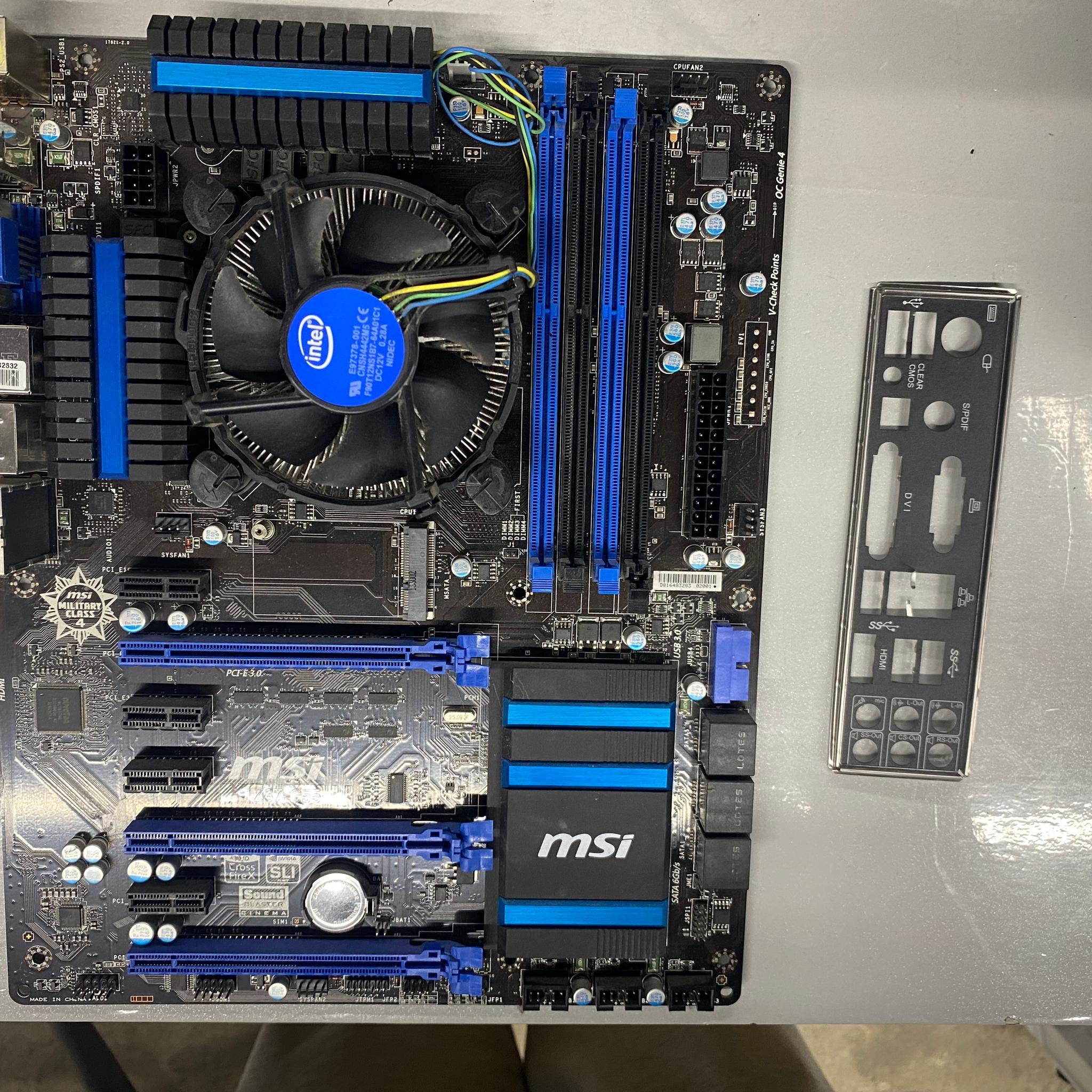 MSI Z87-G55 Gaming Motherboard LGA 1150 Intel Z87 DDR3 ATX w/ I/O Shield