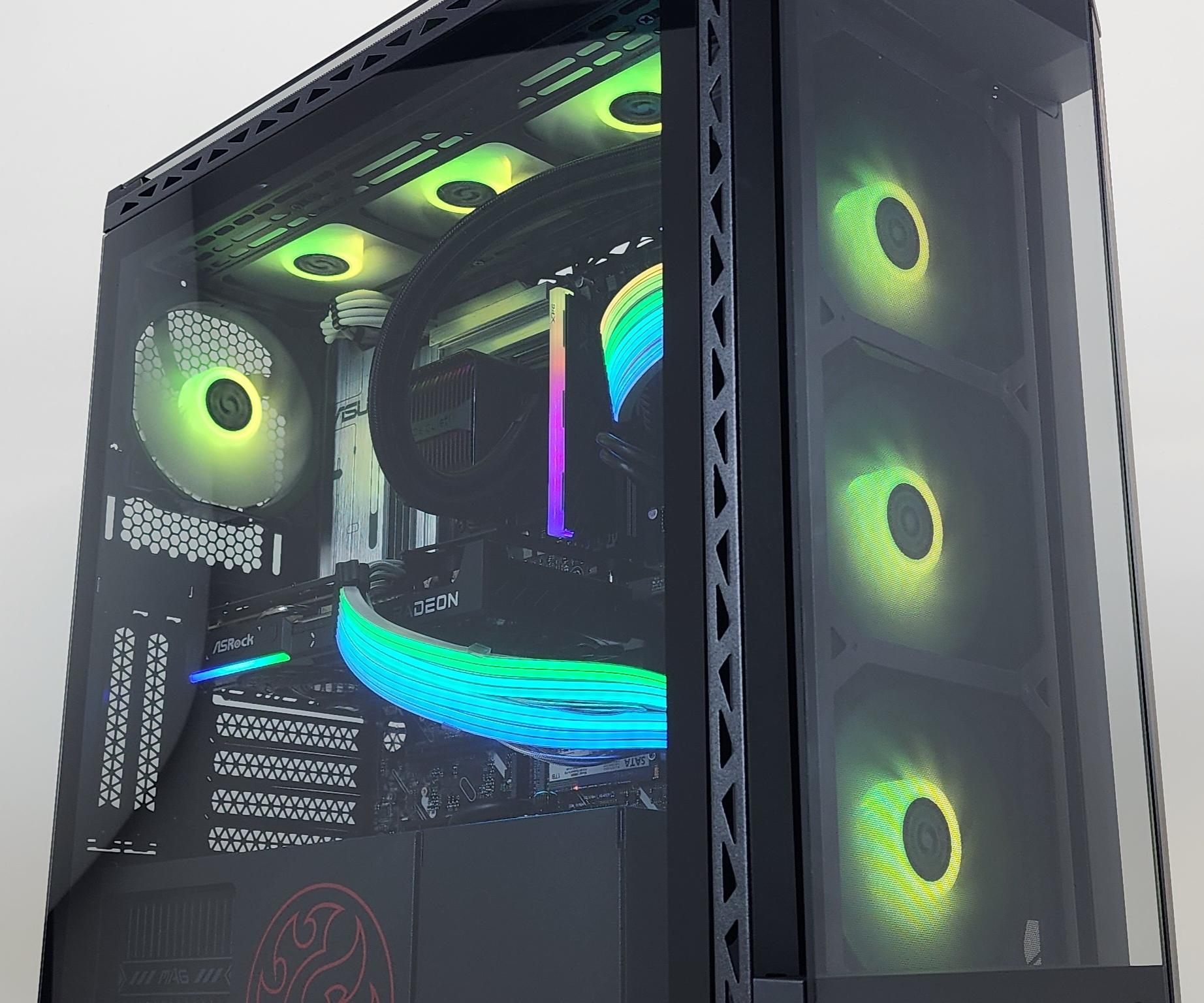 Gaming PC Ultra 7 265KF 16GB RAM 1TB SSD RX 9060 8GB Windows 11 Computer