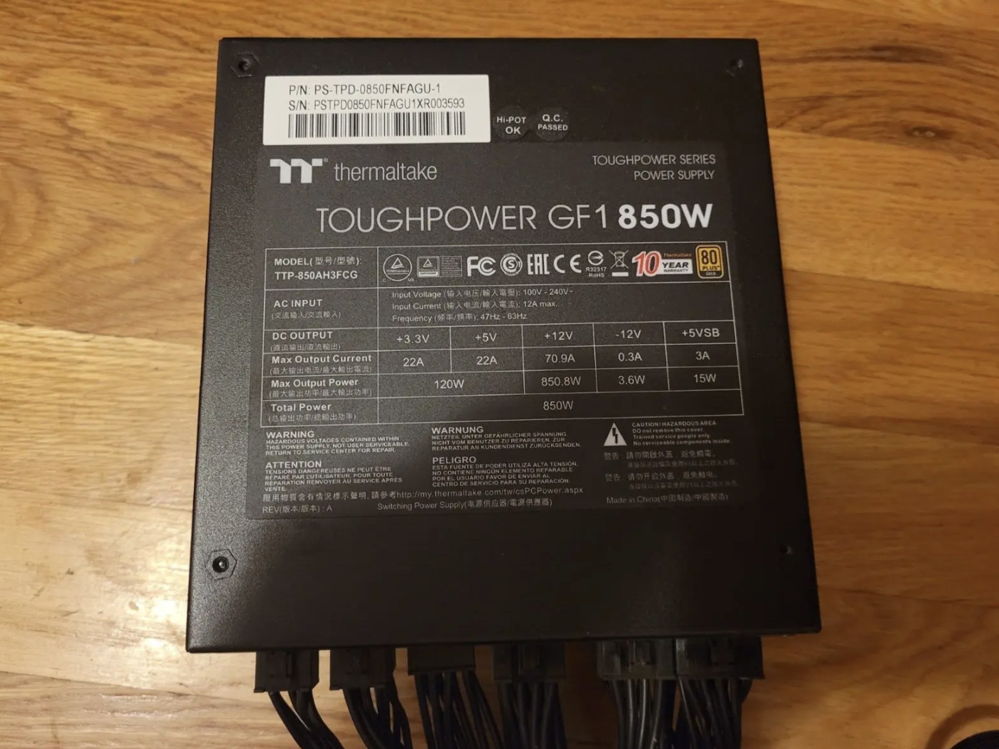 Thermaltake 850