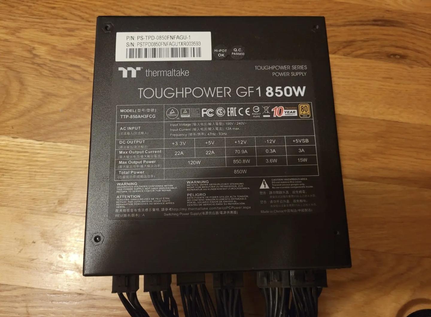 Thermaltake 850