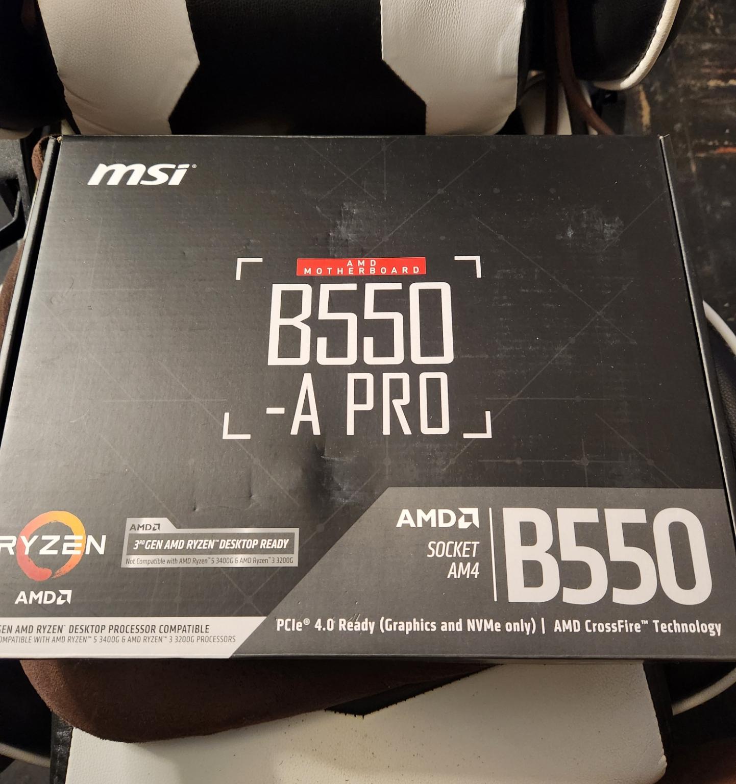 LIKE NEW B550-A PRO MOTHERBOARDS