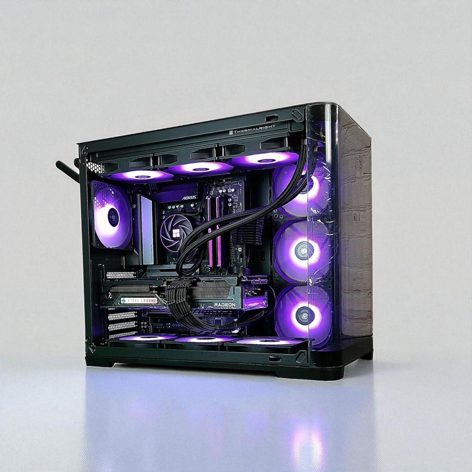RX 9070 XT Ryzen 7 7700X 32GB DDR5 2TB M.2 Win 11 Pro Gaming PC