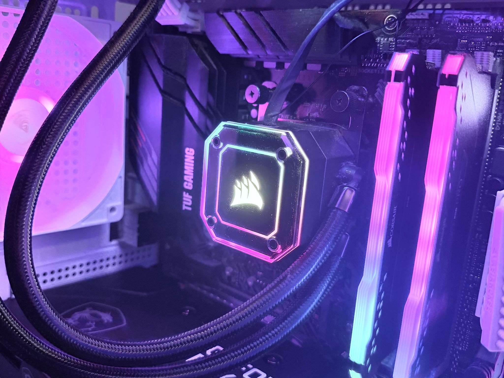 🌈"Cosmic Bloom"⚪️ | 1080p Gaming | Ryzen 7 5800X | RTX 3060 12GB | 32GB Ram | 1TB SSD | Free Ship