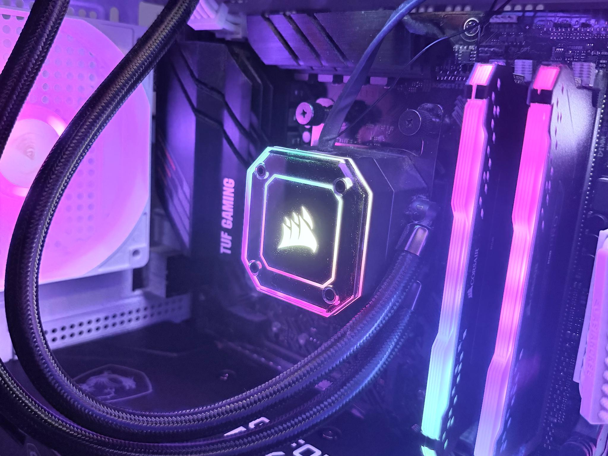 🌈"Cosmic Bloom"⚪️ | 1080p Gaming | Ryzen 7 5800X | RTX 3060 12GB | 32GB Ram | 1TB SSD | Free Ship