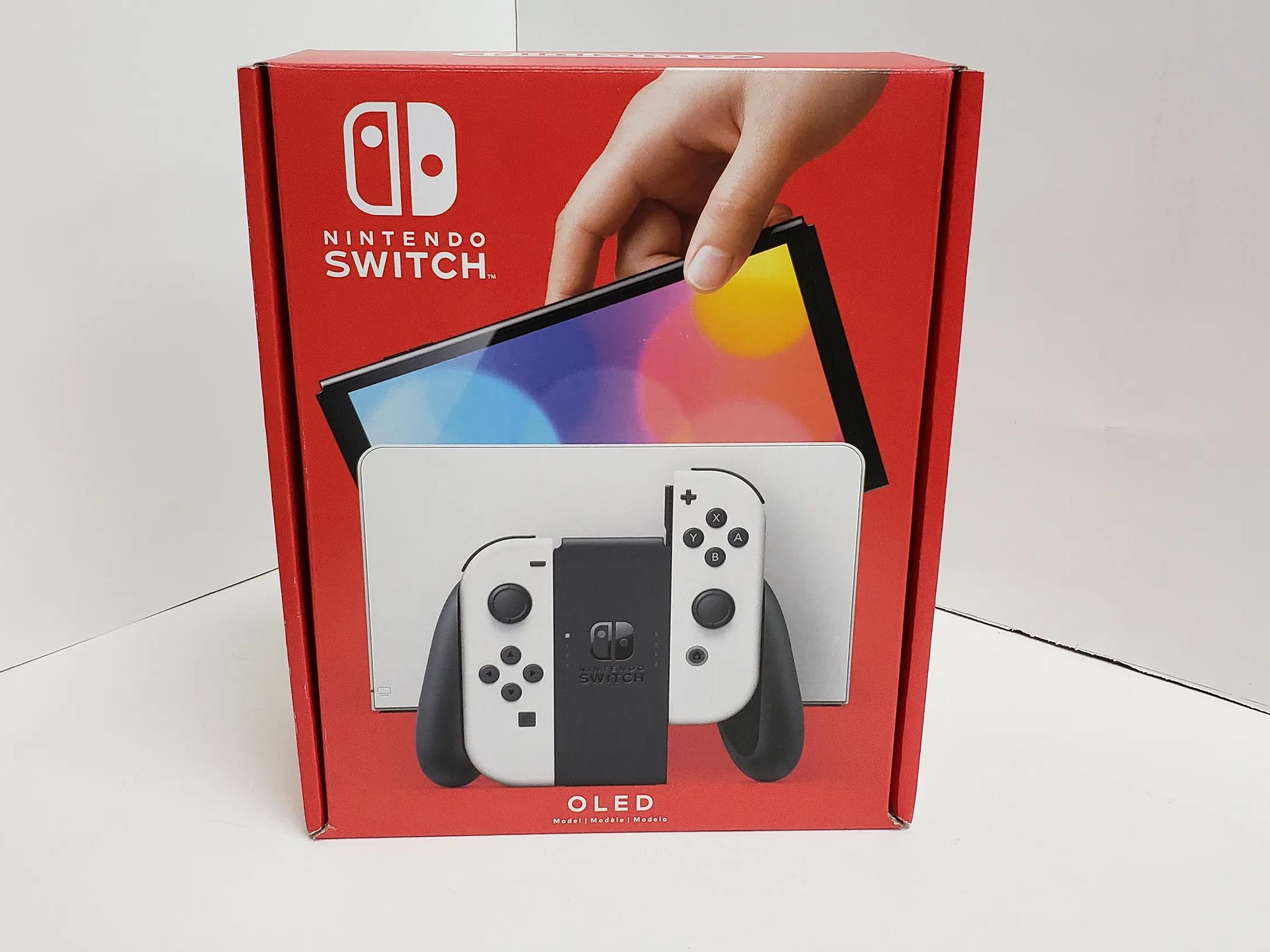 Nintendo Switch OLED Model w/ White Joy-Controllers