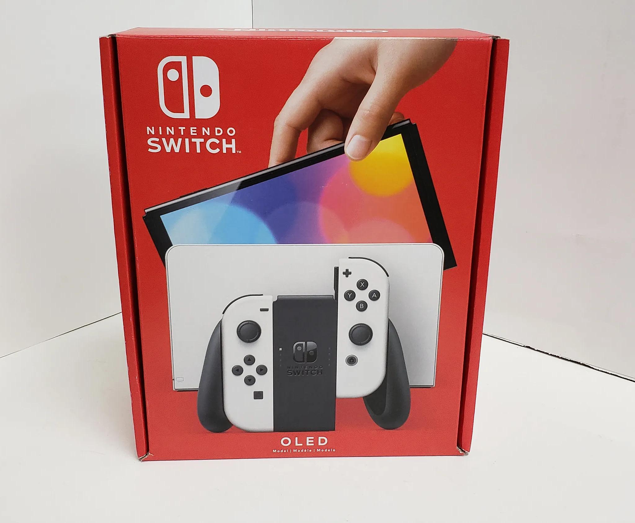 Nintendo Switch OLED Model w/ White Joy-Controllers