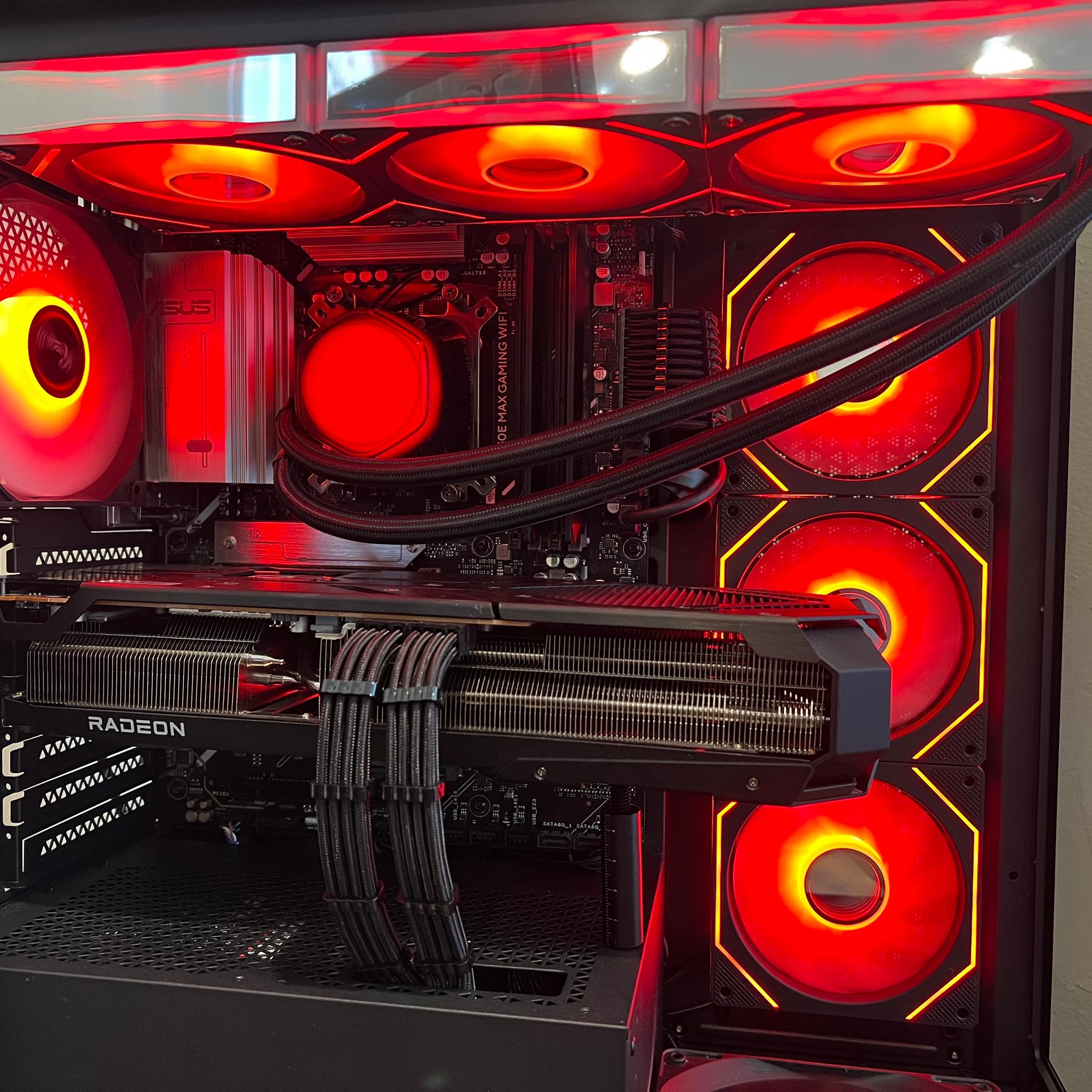 🔴RX 9070⚫ | Ryzen 5 7600X3D | 32gb DDR5-6000 RAM | 1tb NVME | Custom 1440p and 4k Gaming PC.