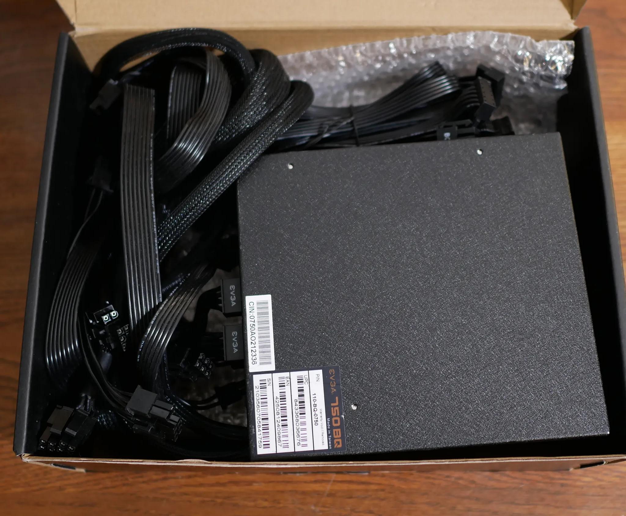 EVGA 750 BQ, 80+ BRONZE 750W Semi Modular,Power Supply 110-BQ-0750