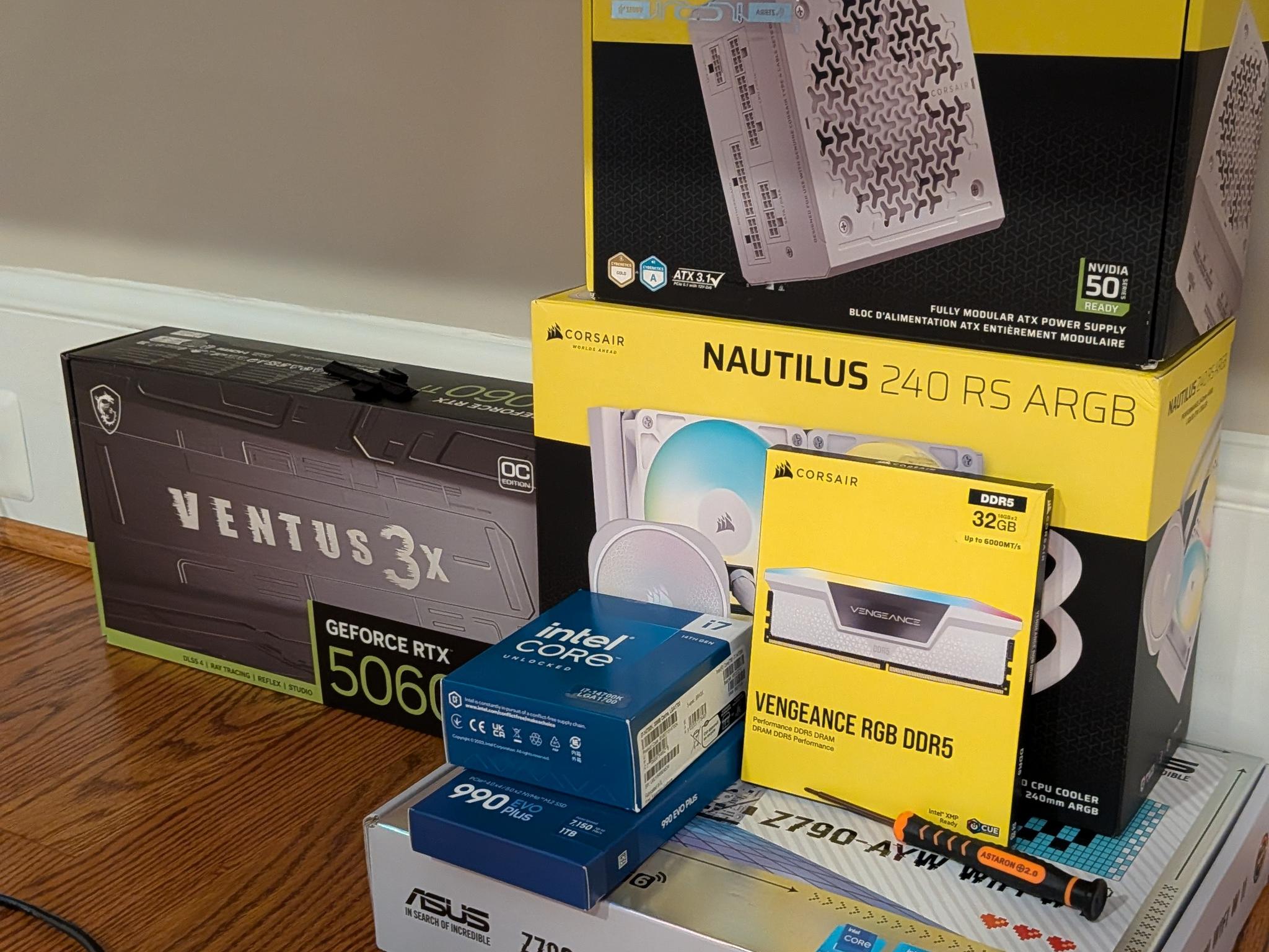 Pristine All-White Gaming PC | i7-14700K | RTX 5060 Ti | 32GB DDR5