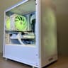 ⚪⚪ White Gaming PC⚪AMD RX 5500 XT 8GB⚪Ryzen 3 3100⚪16GB DDR4⚪500GB NVME