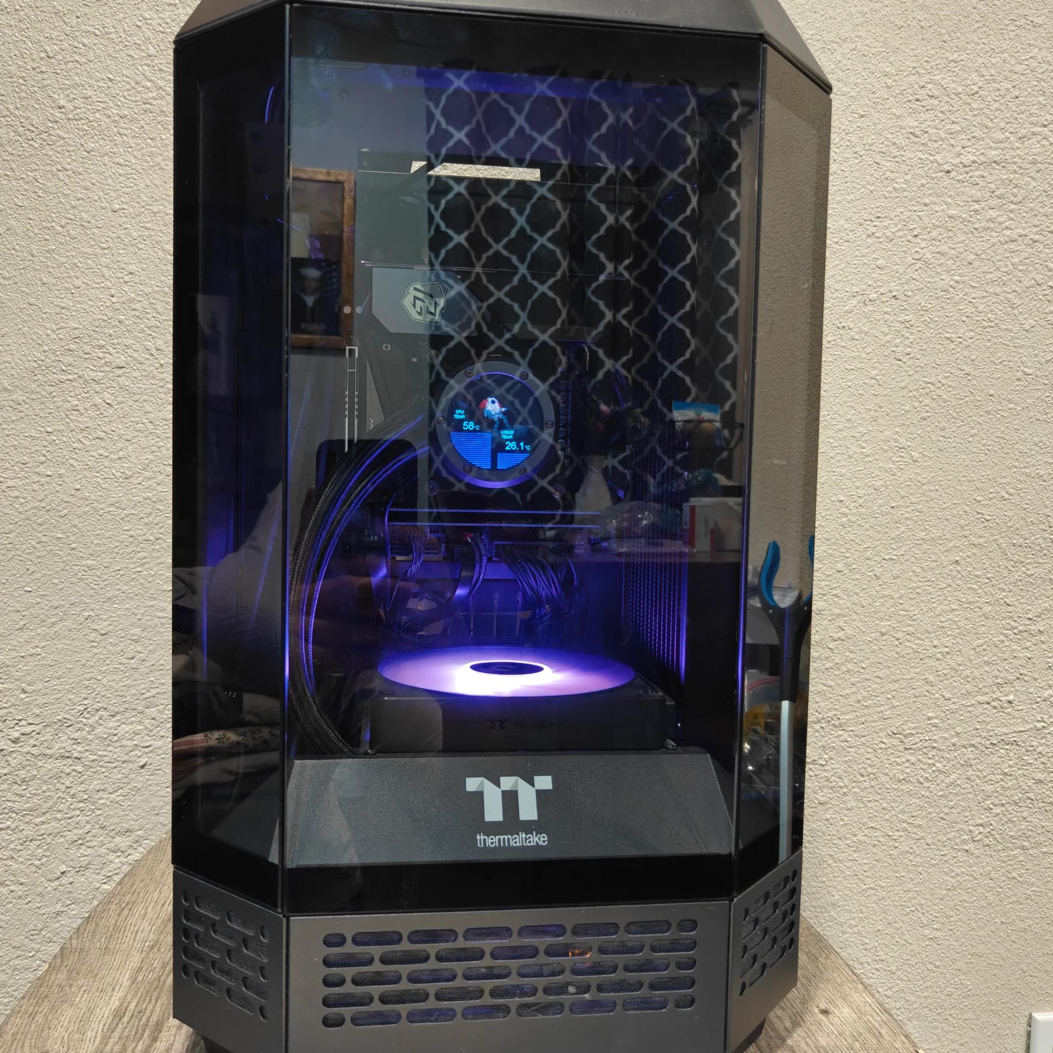 Custom Gaming PC Build SFF Intel Core Ultra 9 285K ASRock Z890I Nova WiFi7 SF750 Platinum