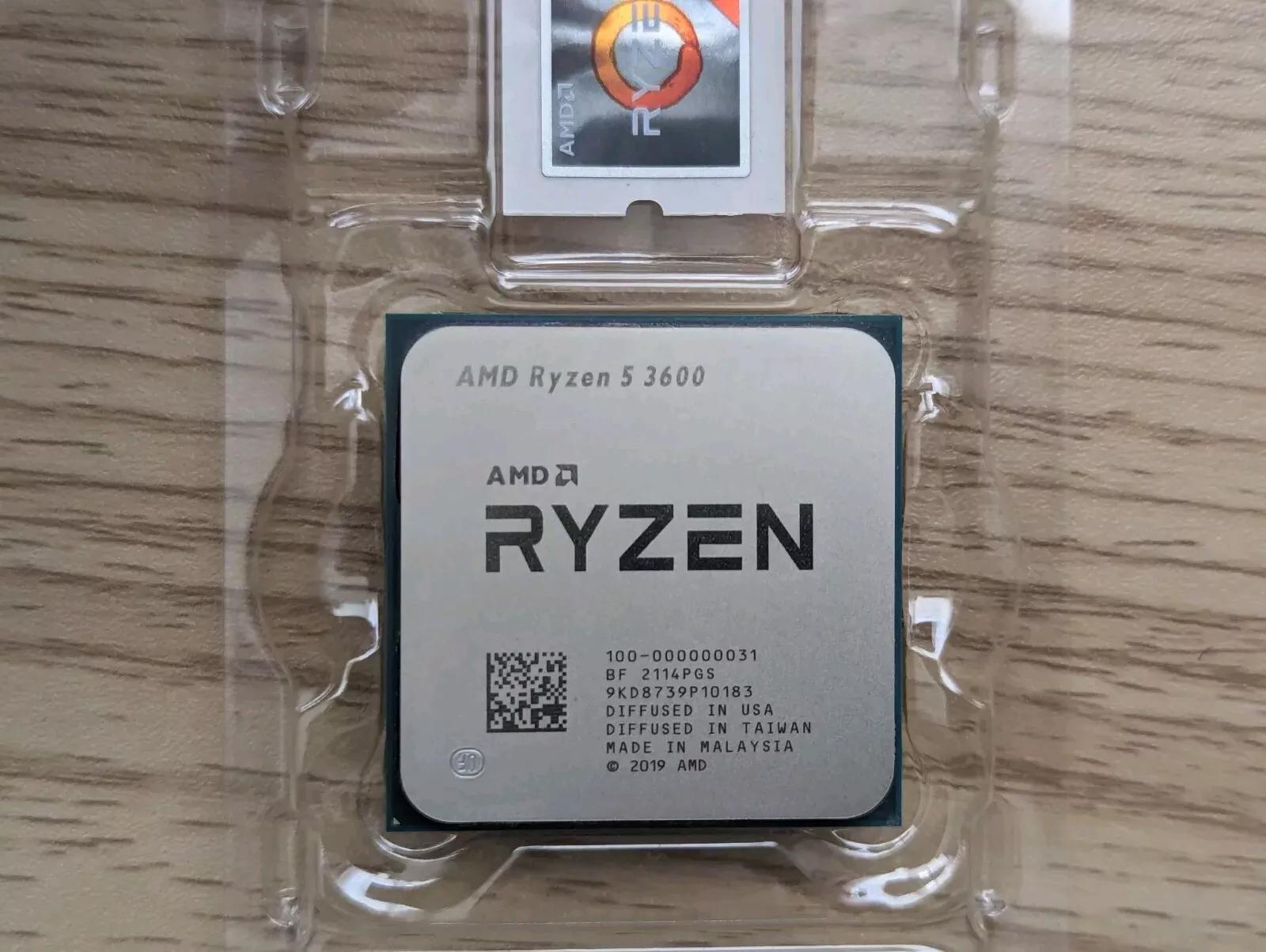 AMD Ryzen 5 3600 Processor (3.6GHz, 6 Cores, Socket AM4)