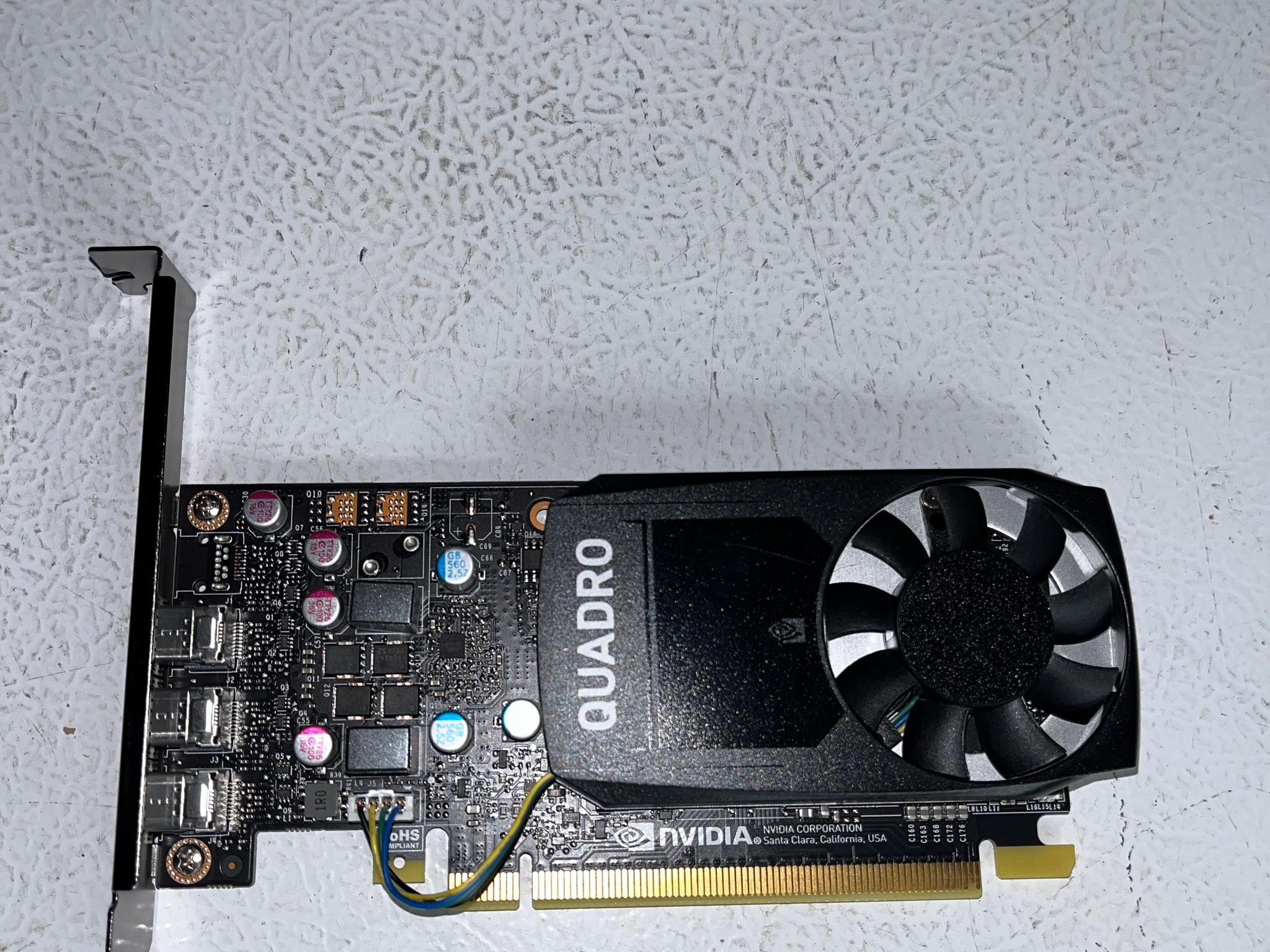 NVIDIA Quadro P400 2GB GDDR5 Workstation GPU – 3× Mini DP – Full‑Height Bracket