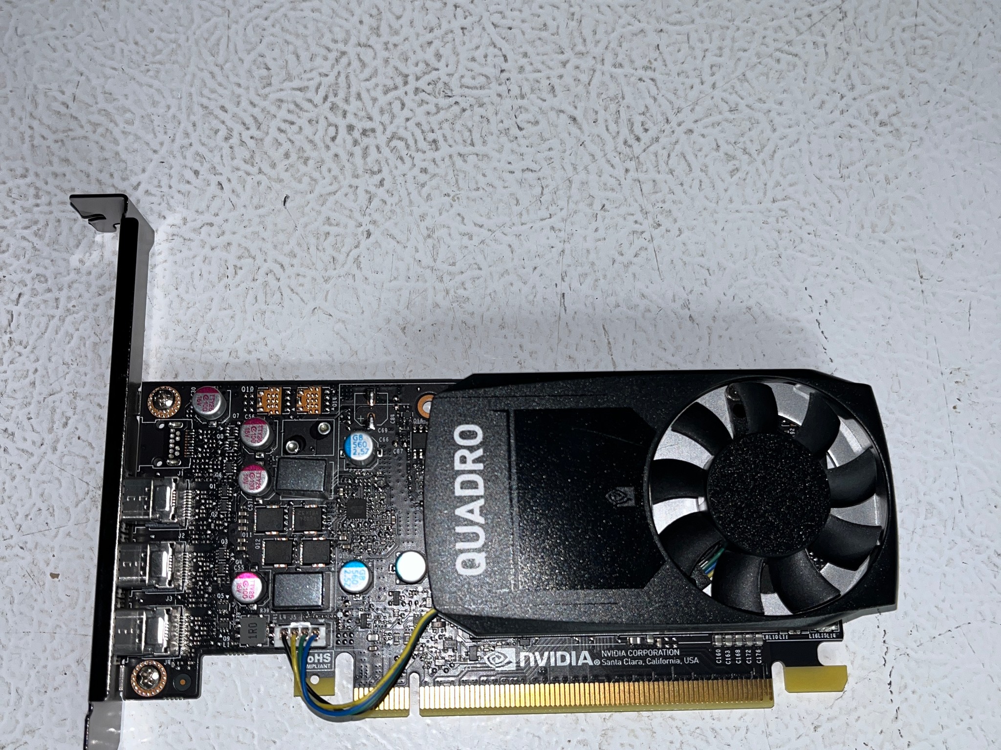 NVIDIA Quadro P400 2GB GDDR5 Workstation GPU – 3× Mini DP – Full‑Height Bracket