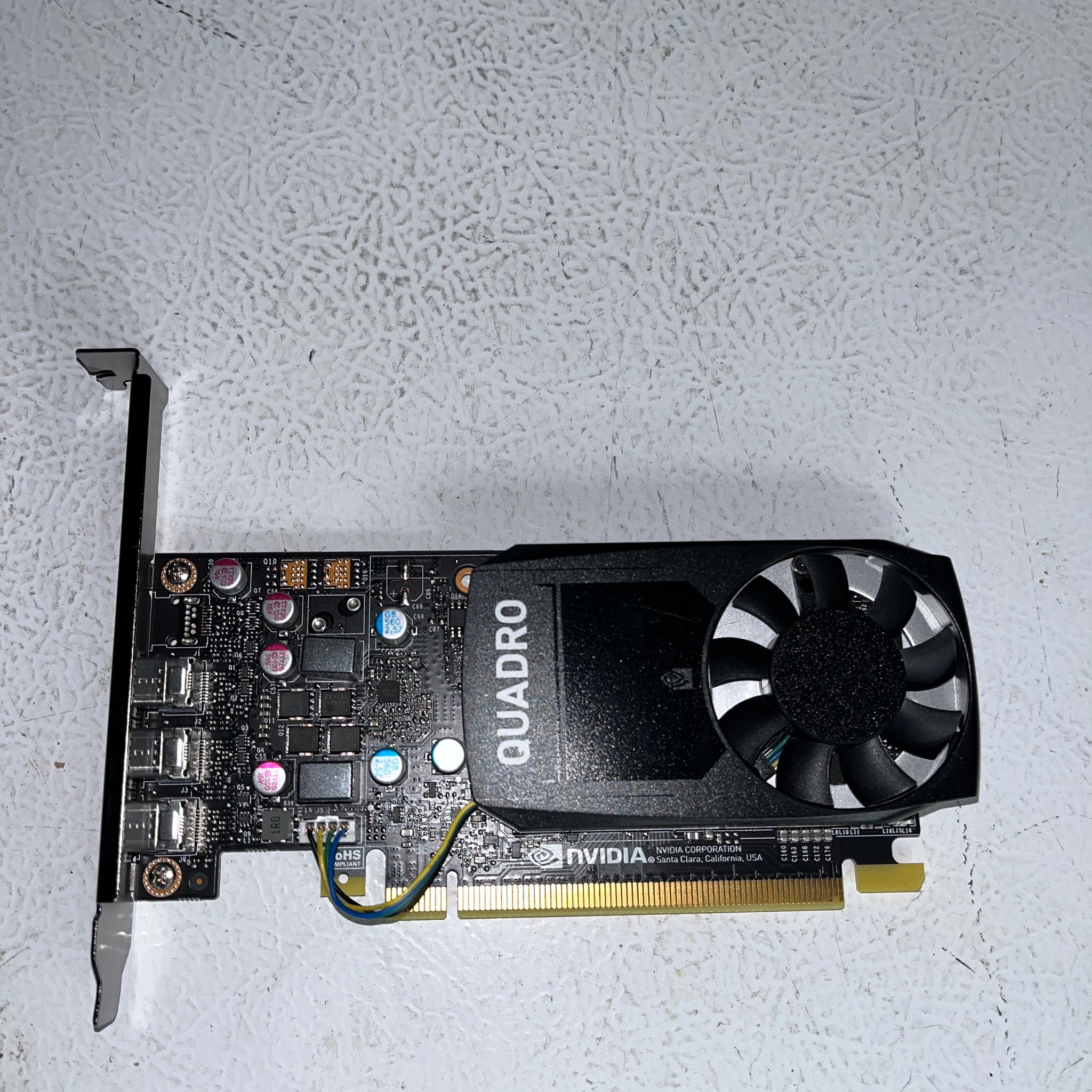 NVIDIA Quadro P400 2GB GDDR5 Workstation GPU – 3× Mini DP – Full‑Height Bracket