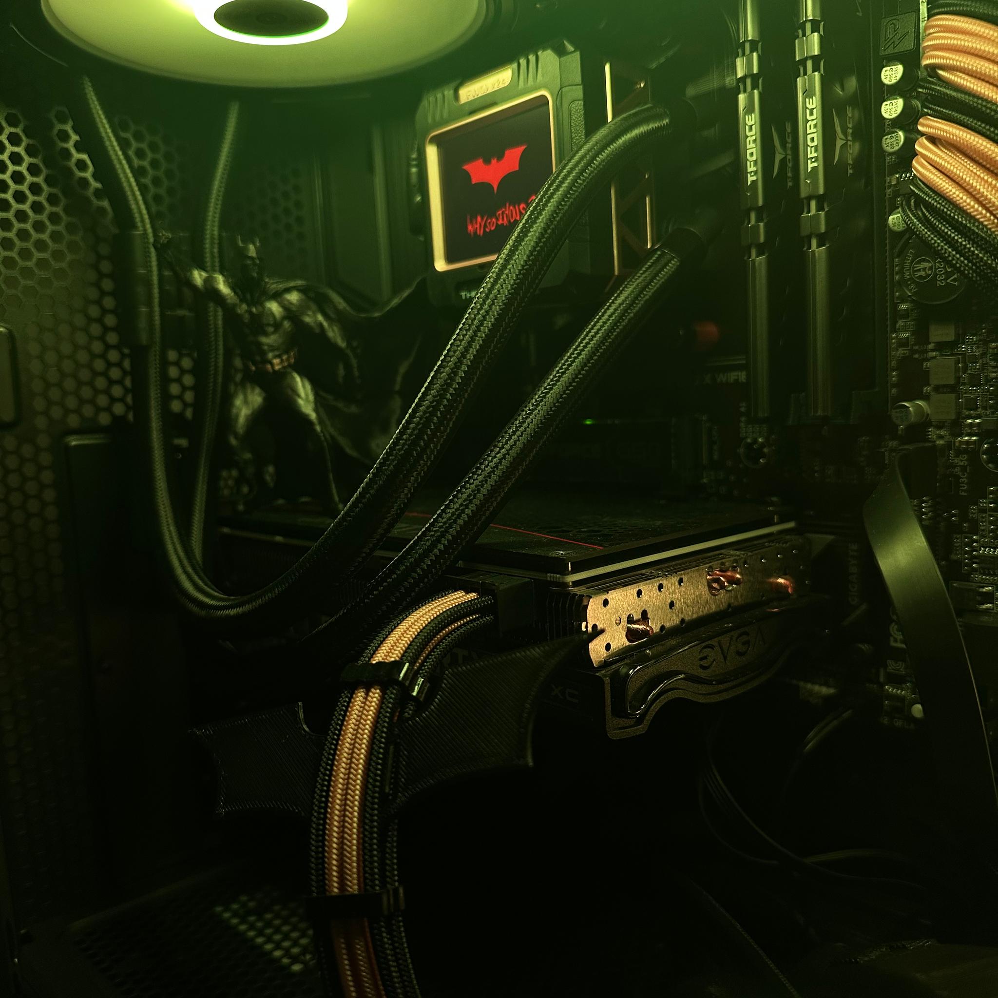🦇Dark Knight🦇  1080P/1440P Gaming PC (RTX 3060 12 GB, Ryzen 5 5500, 16 GB DDR4)
