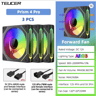 Teucer Infinite Mirror / Prism 4Pro 120mm Fan 3 Pack Black