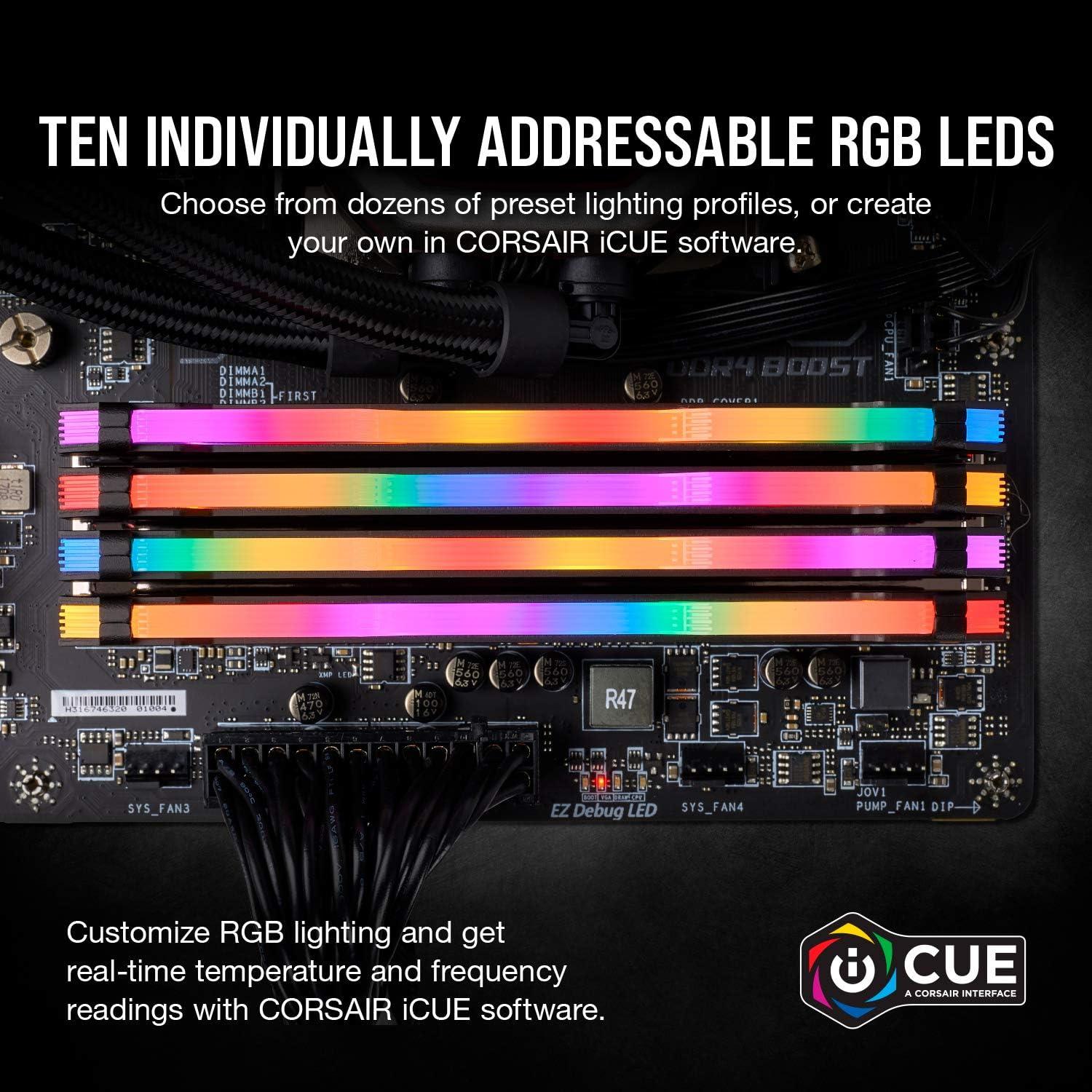 Corsair VENGEANCE RGB PRO DDR4 32GB (2x16GB) 3200MHz CL16