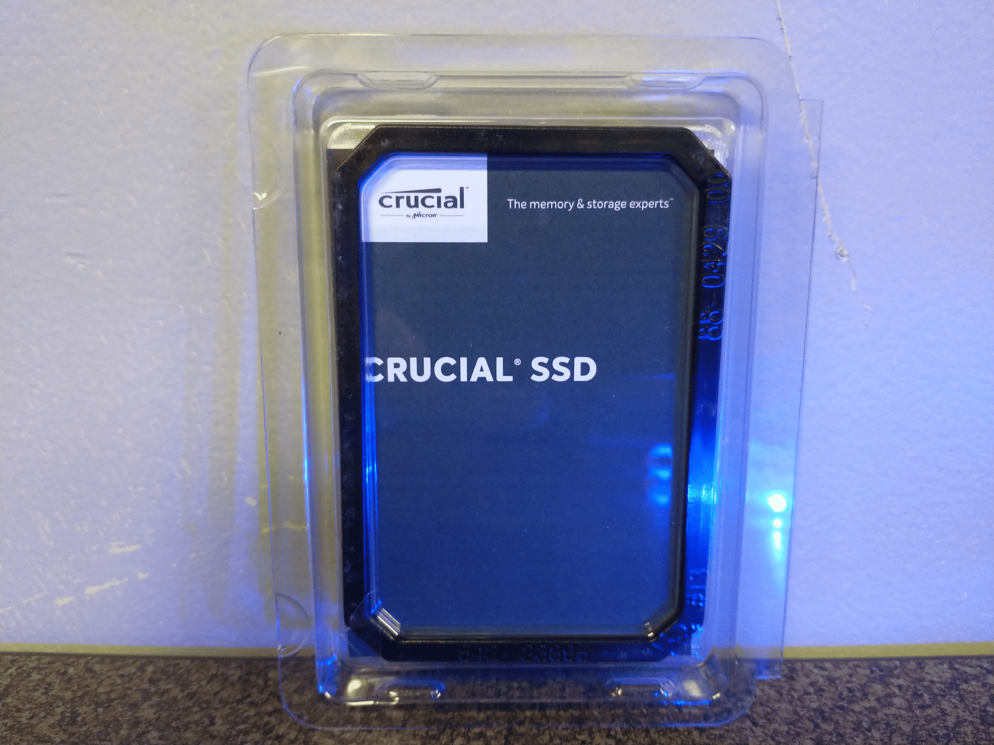 Brand-new 1TB Crucial MX500 with 9.5mm shim in OEM packaging