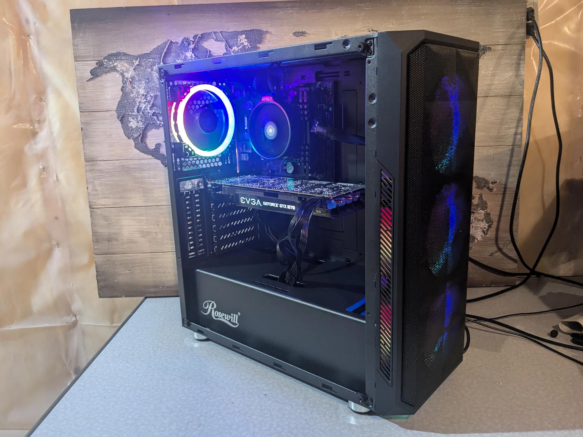 Gaming PC - Ryzen 5 3600, GTX 1070, 16GB / 1TB