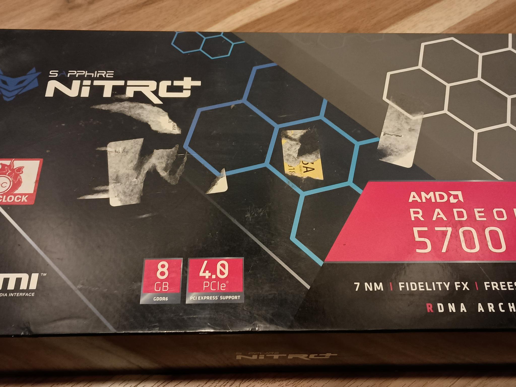 RX 5700 XT 8GB, Sapphire Nitro+ GPU