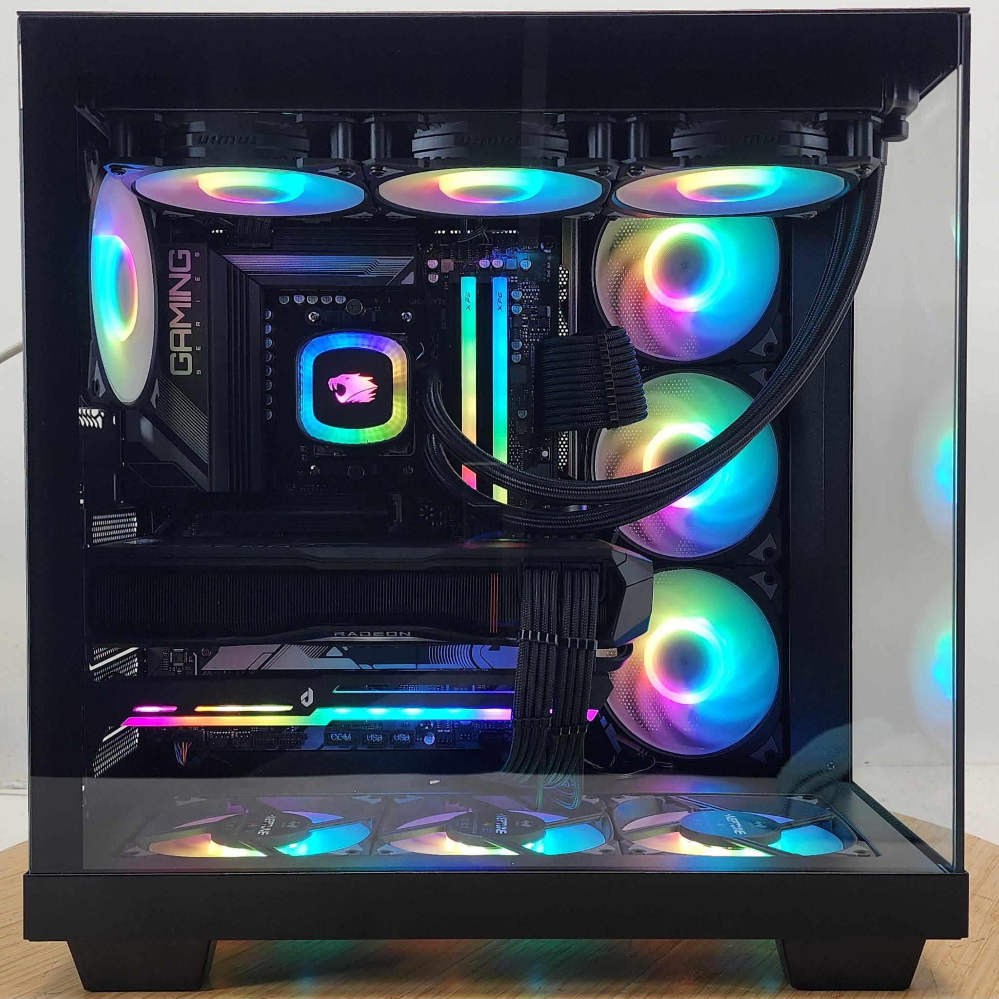 Gaming PC Ryzen 9 9900X 32GB RAM 2TB SSD RX 7900XTX 24GB Windows 11 Computer