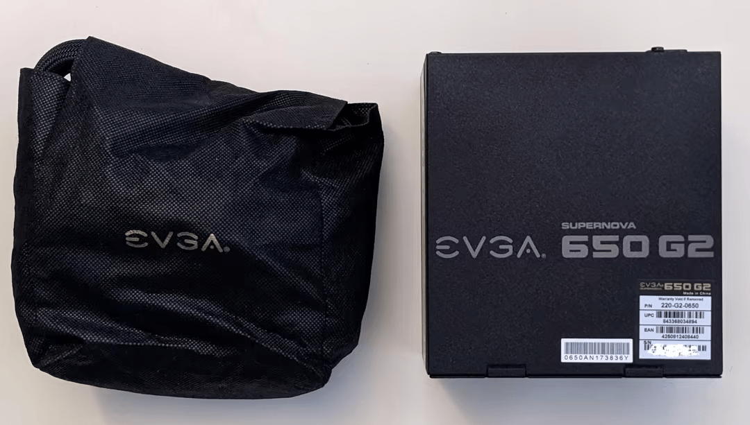 650 W Gold rated EVGA power supply