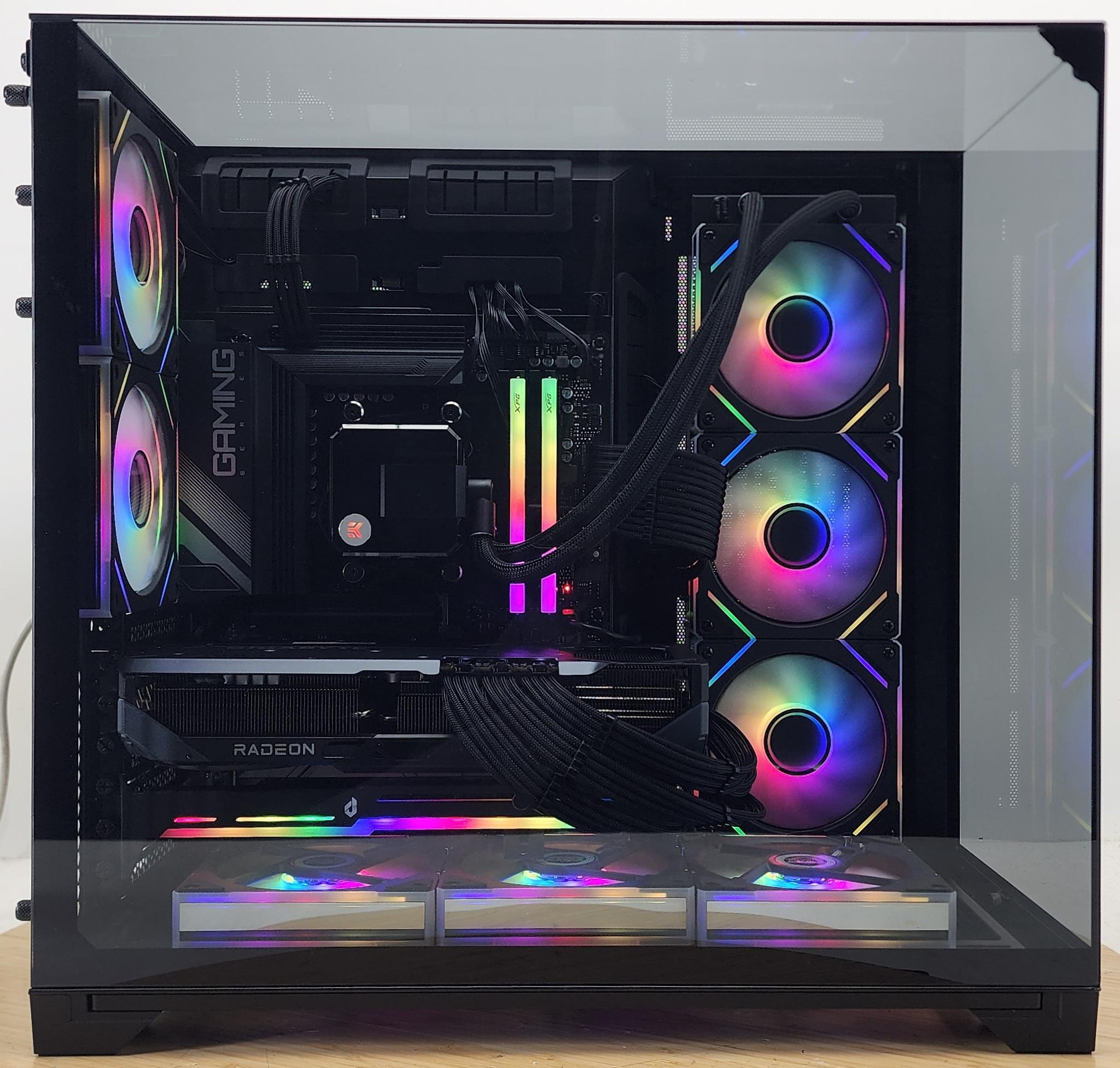 Gaming PC Ryzen 7 9700X 32GB RAM 2TB SSD RX 9070 XT 16GB Windows 11 Computer