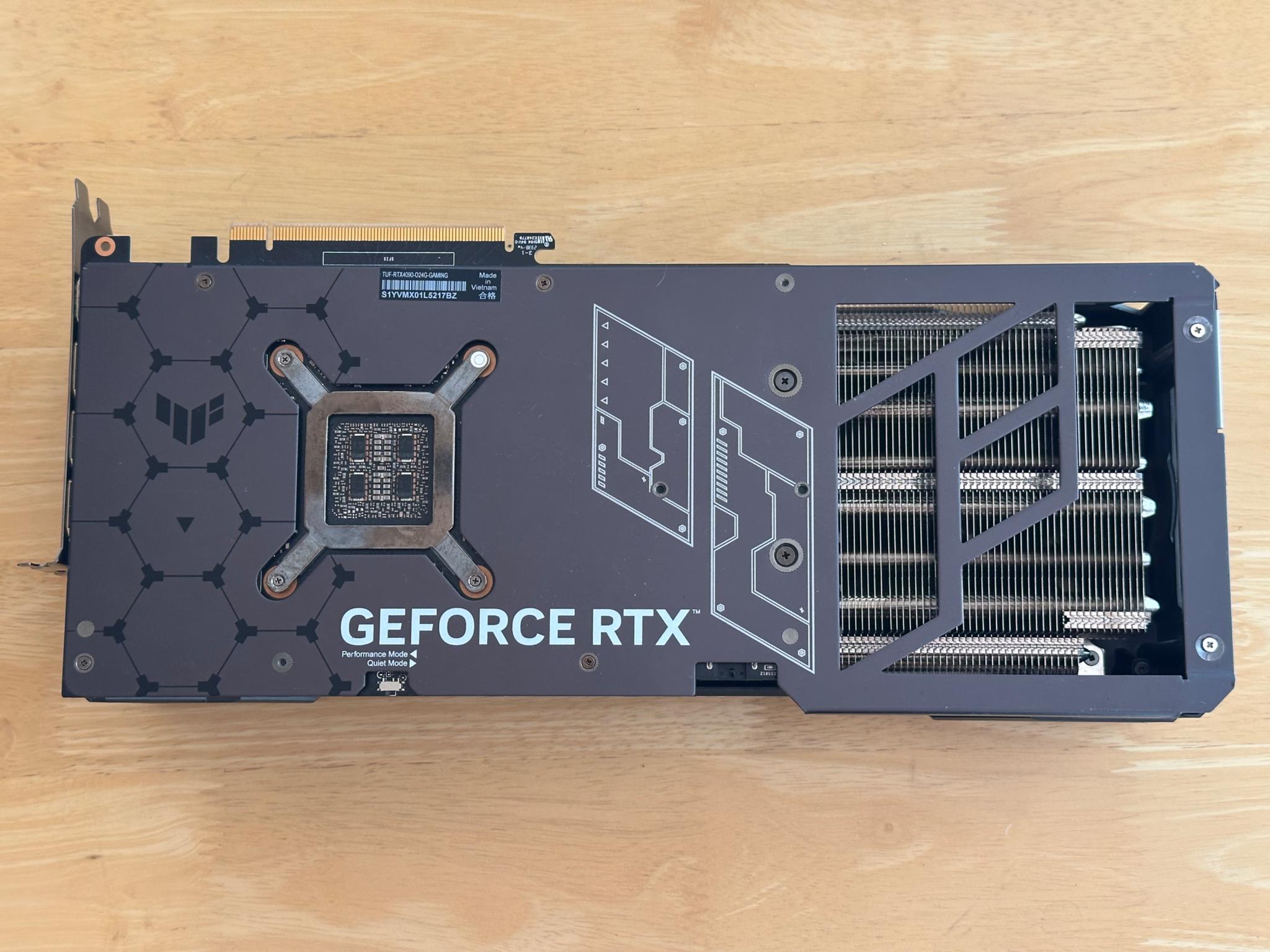 Asus RTX 4090 Tuf OC 24 GB