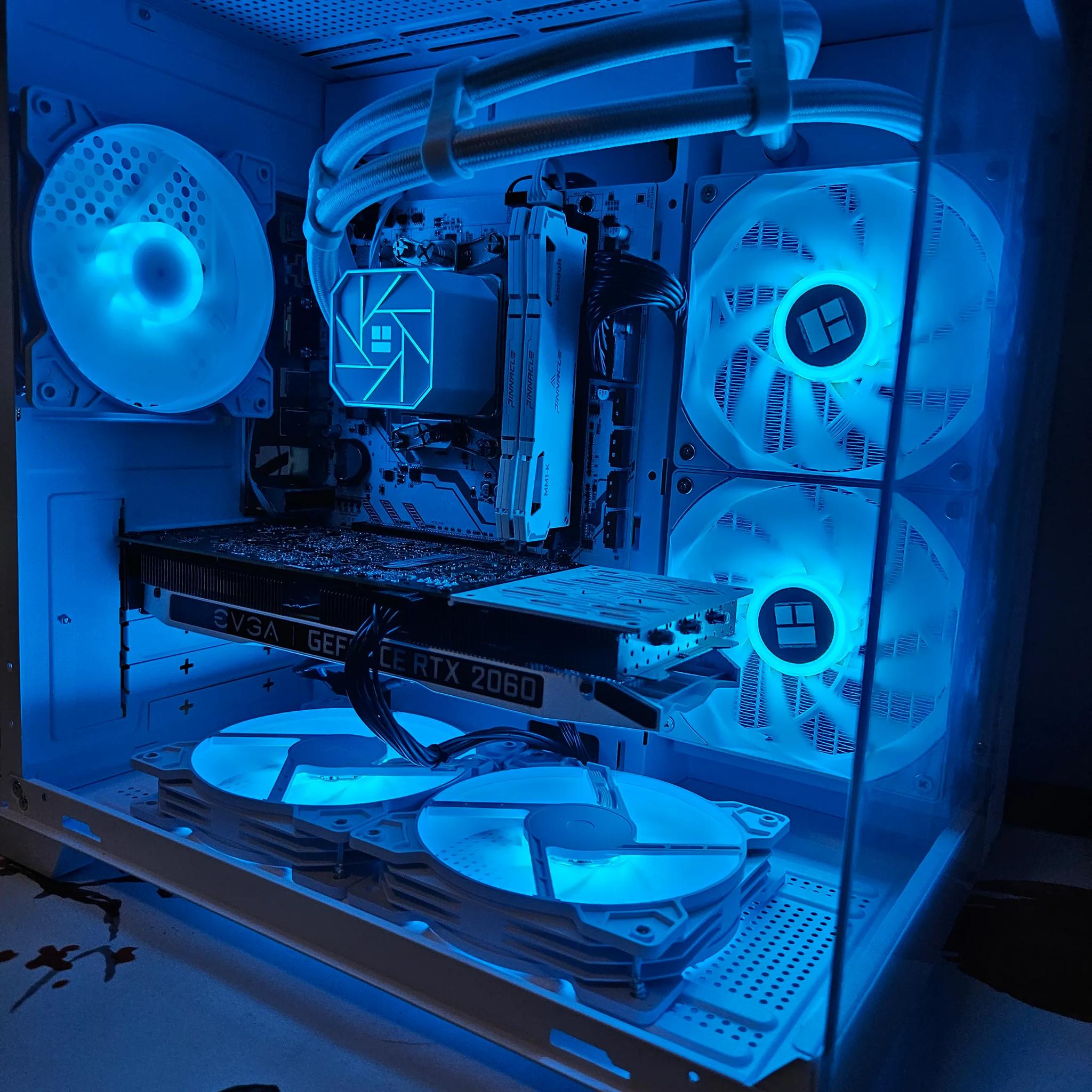 Arctic Rig Liquid cooled Ryzen 5 / 16GB DDR4/ 1TB SSD / RTX 2060