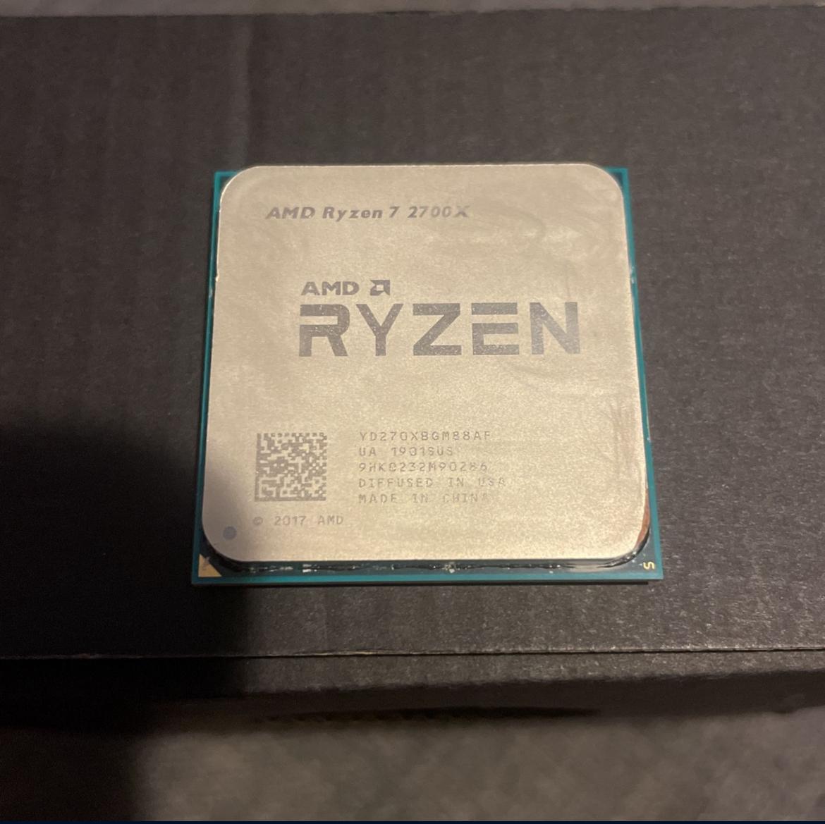 Ryzen 7 2700x and AMD cooler