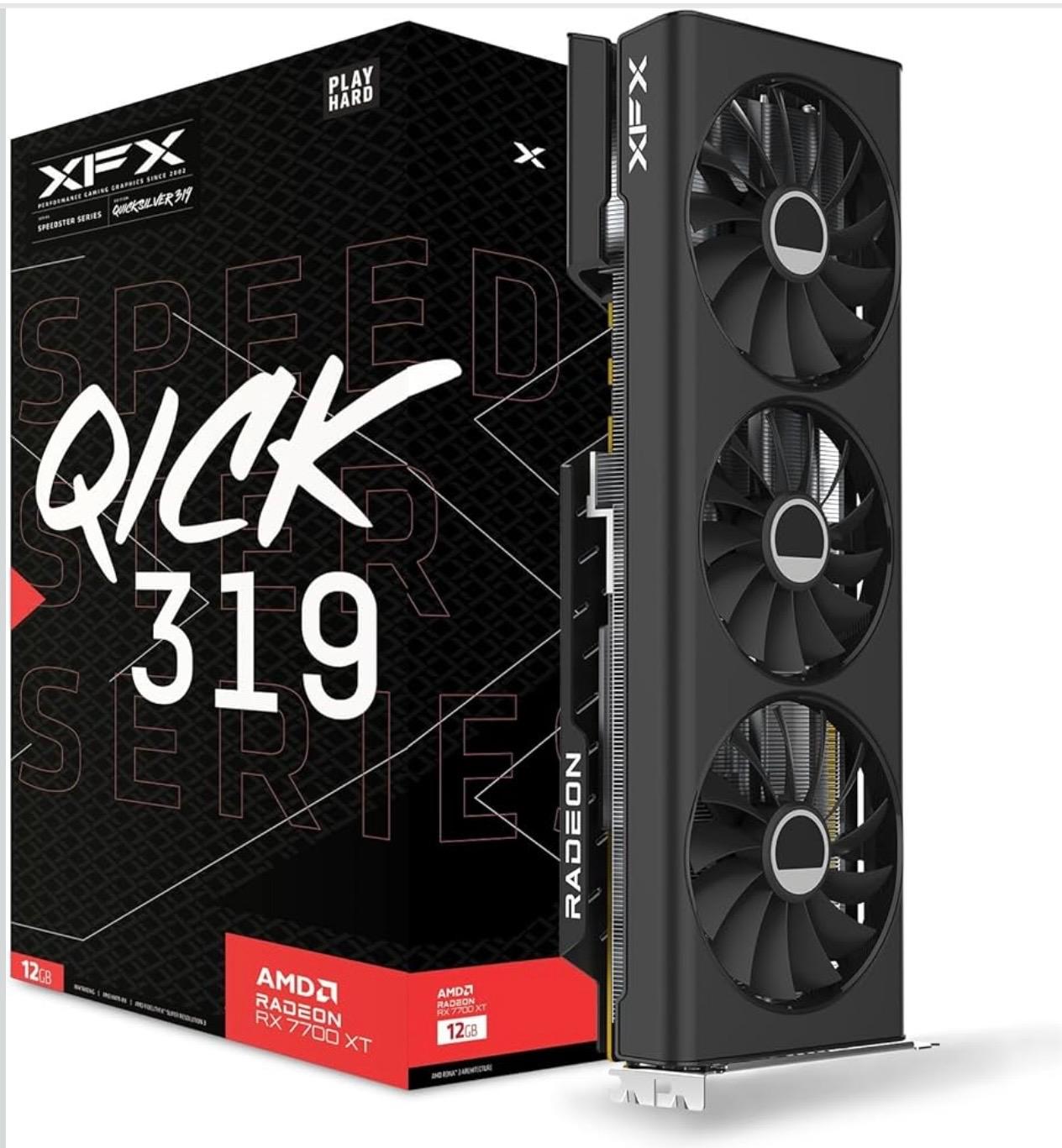AMD RX 7700XT 12GB - lightly used, less than one year.