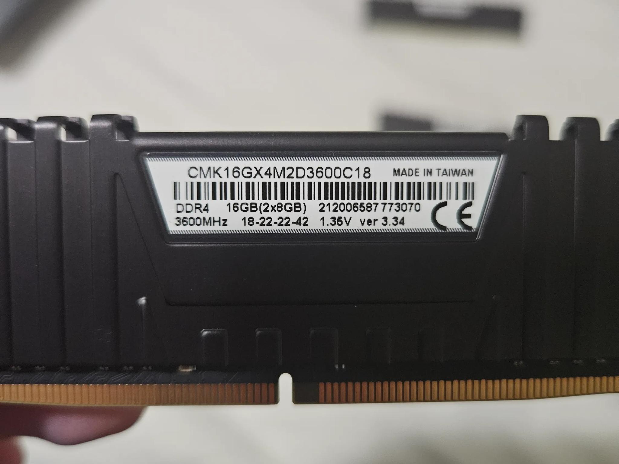 Corsair Vengeance RAM 32GB 3600MHz CL18