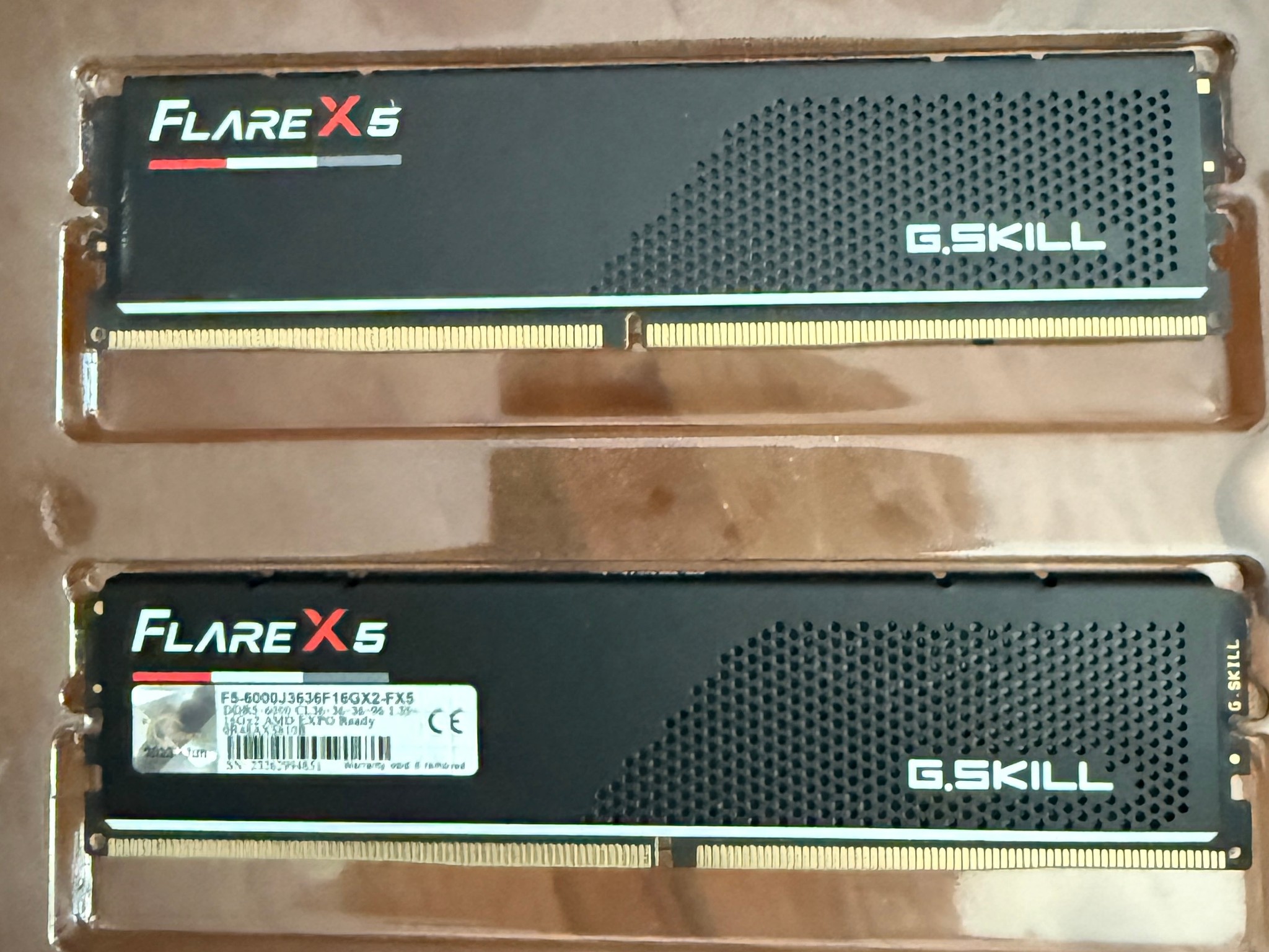g.skill flare x5 ddr5 6000mhz CL63