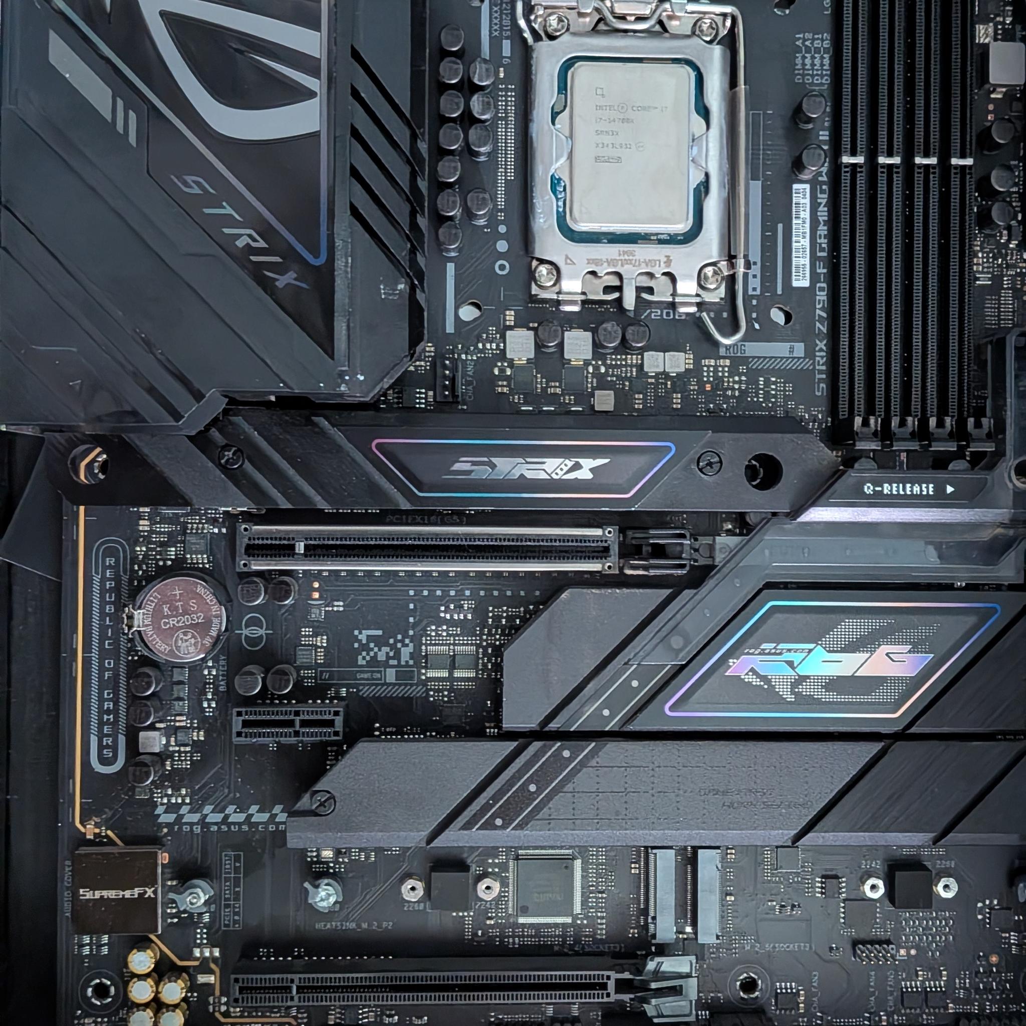 ASUS ROG STRIX X870E-E GAMING WIFI7 R2 With Intel i7 14700k CPU