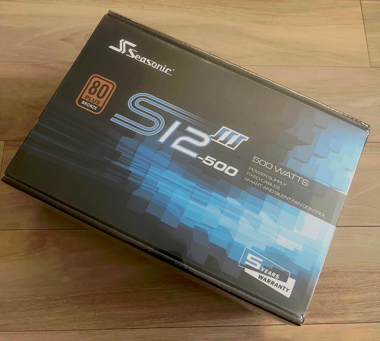 New Seasonic S12III 500W 80+Bronze Power Supply