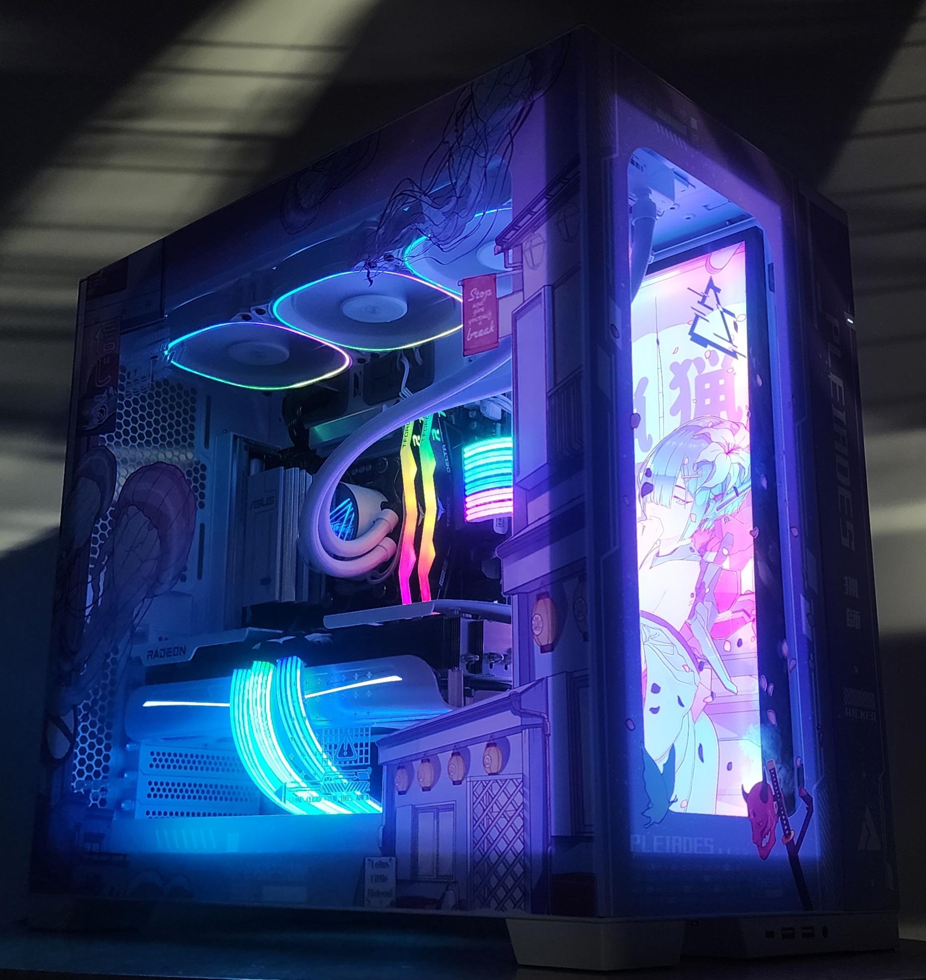 Gaming PC Ryzen 7 7800X3D 32GB RAM 2TB SSD RX 9070 XT 16GB Windows 11 Computer