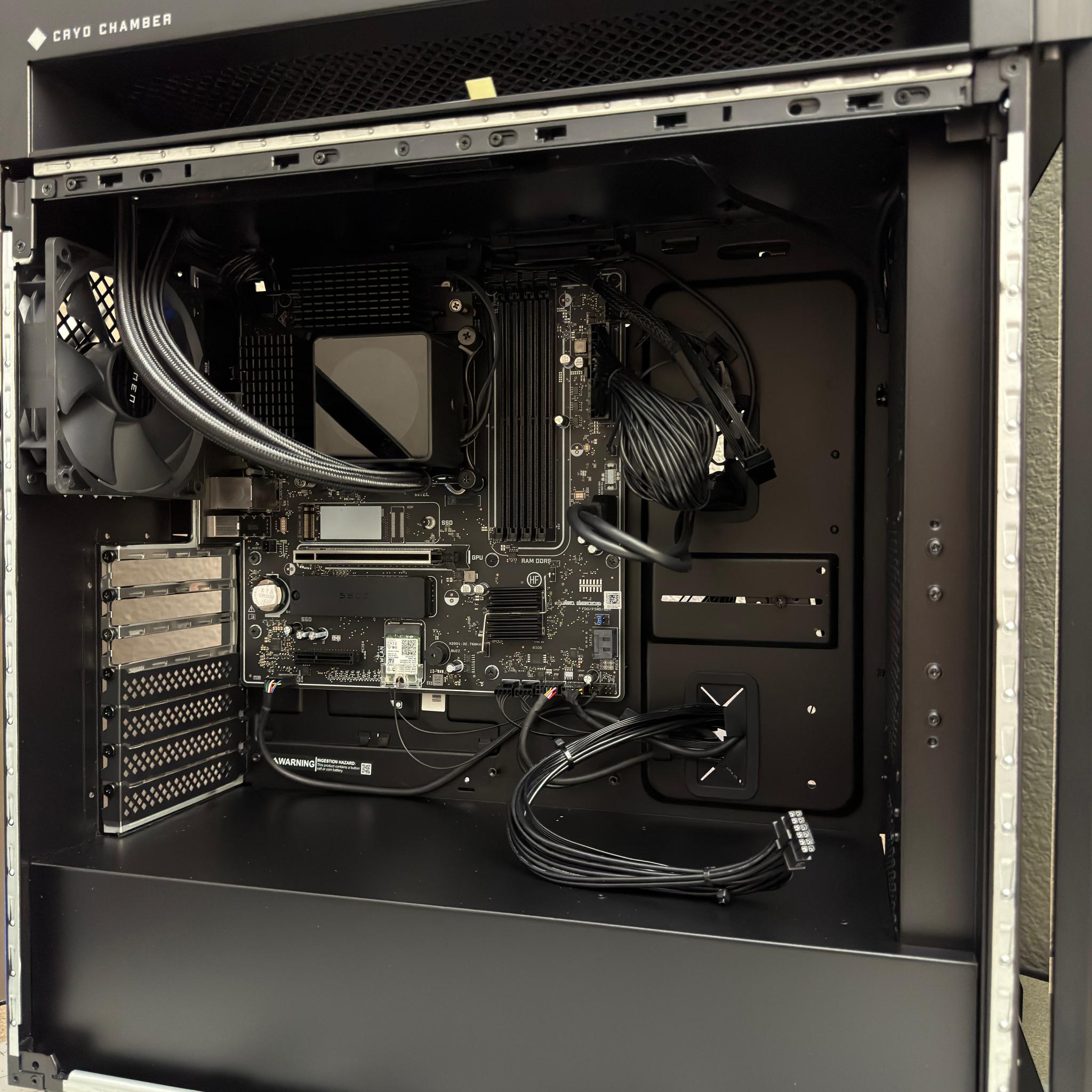 HP OMEN 45L Barebones — Z890/ LGA 1851 Motherboard - 360mm AIO - PSU - Case Fans
