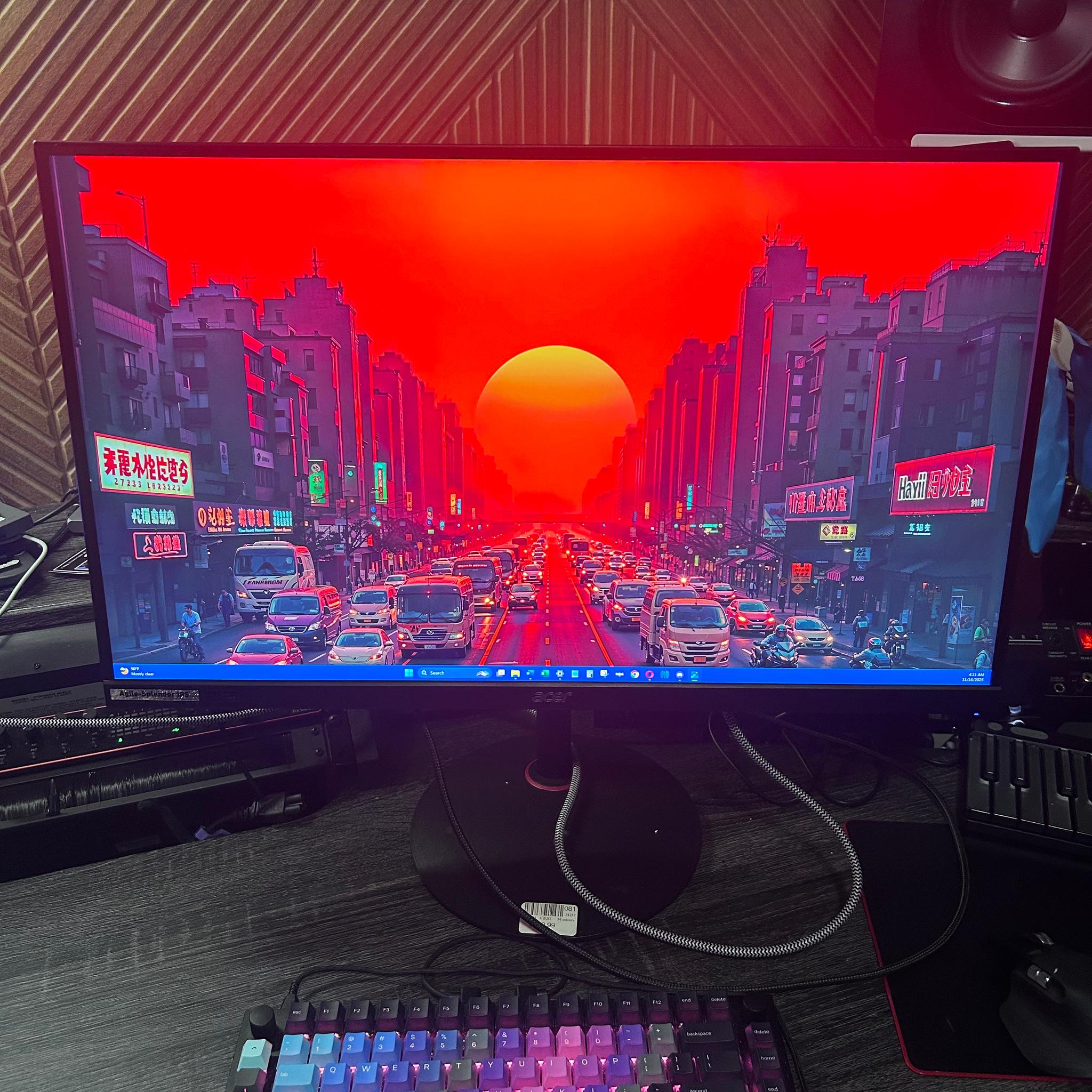 Acer Nitro 27" 4K (160hz) (3840 x 2160) Gaming Monitor (XV272K)