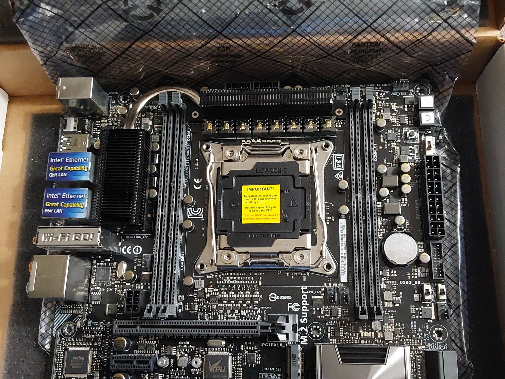 Combo Deal: Asus X99M-WS Motherboard & Intel i7 5930K Haswell-E CPU (Used)