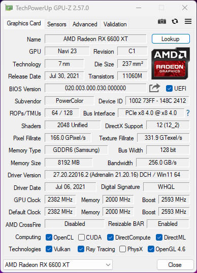 [Cupid] || Ryzen 5 5600 + RX 6600 XT 8G w/ 16GB of DDR4 RAM & 1TB M.2 NVMe SSD