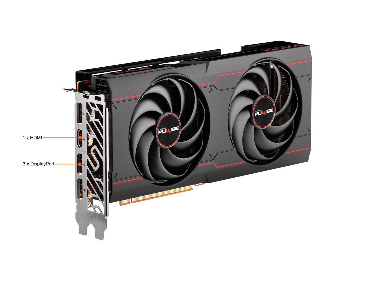 NEW SEALED! SAPPHIRE PULSE AMD Radeon RX 6600 XT GDDR6 8GB Gaming Graphics Card