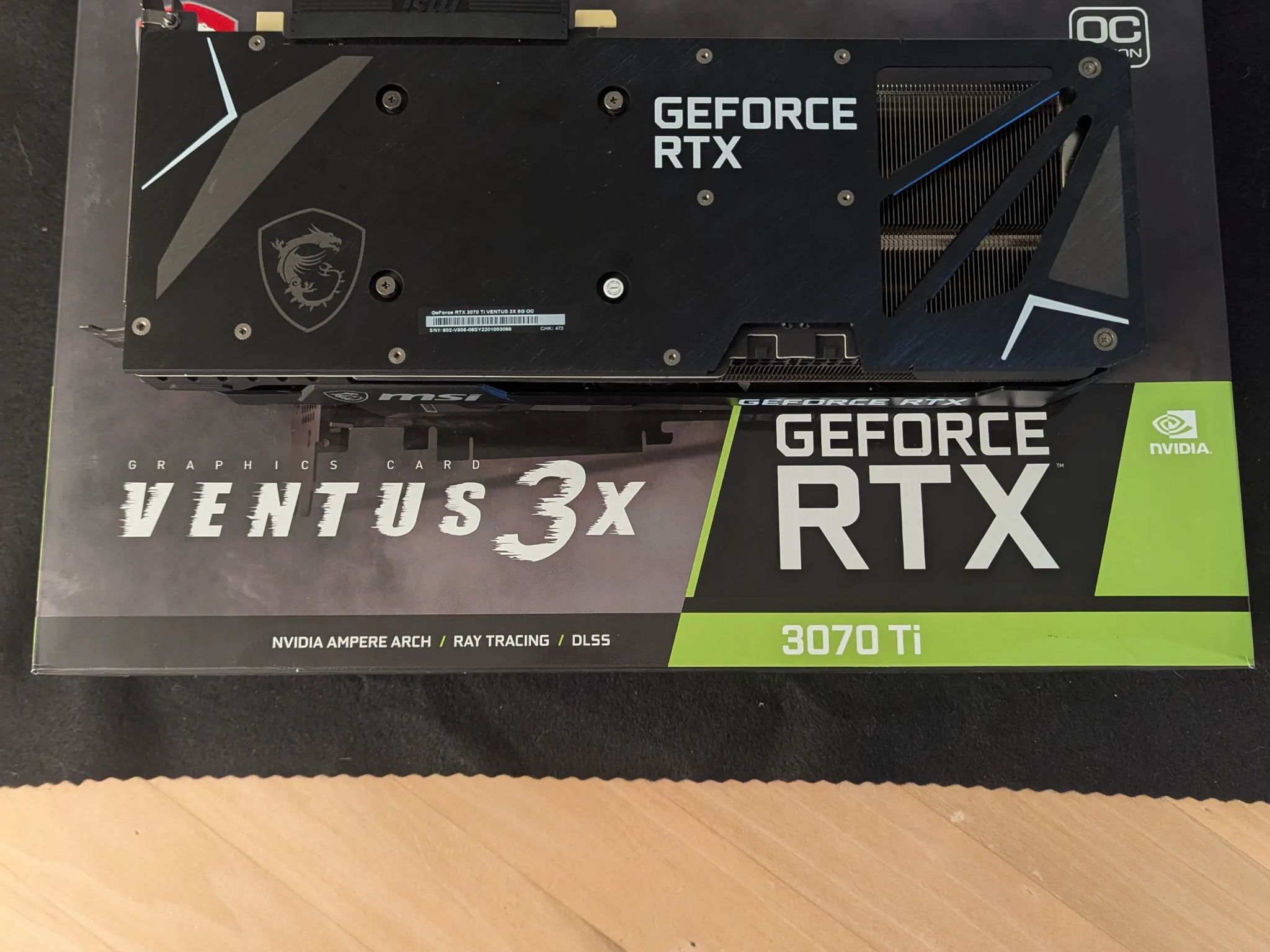 🌀 MSI RTX 3070 Ti Ventus 3X – Triple Fan 1440p Powerhouse | Clean & Reliable 🔹